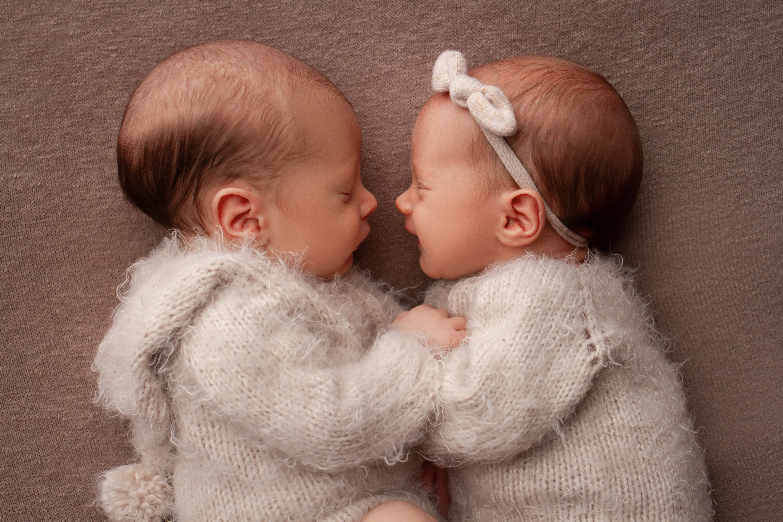 Двойня. Newborn фотограф в Москве — Фотофеи. Съемка новорожденных и детей до года