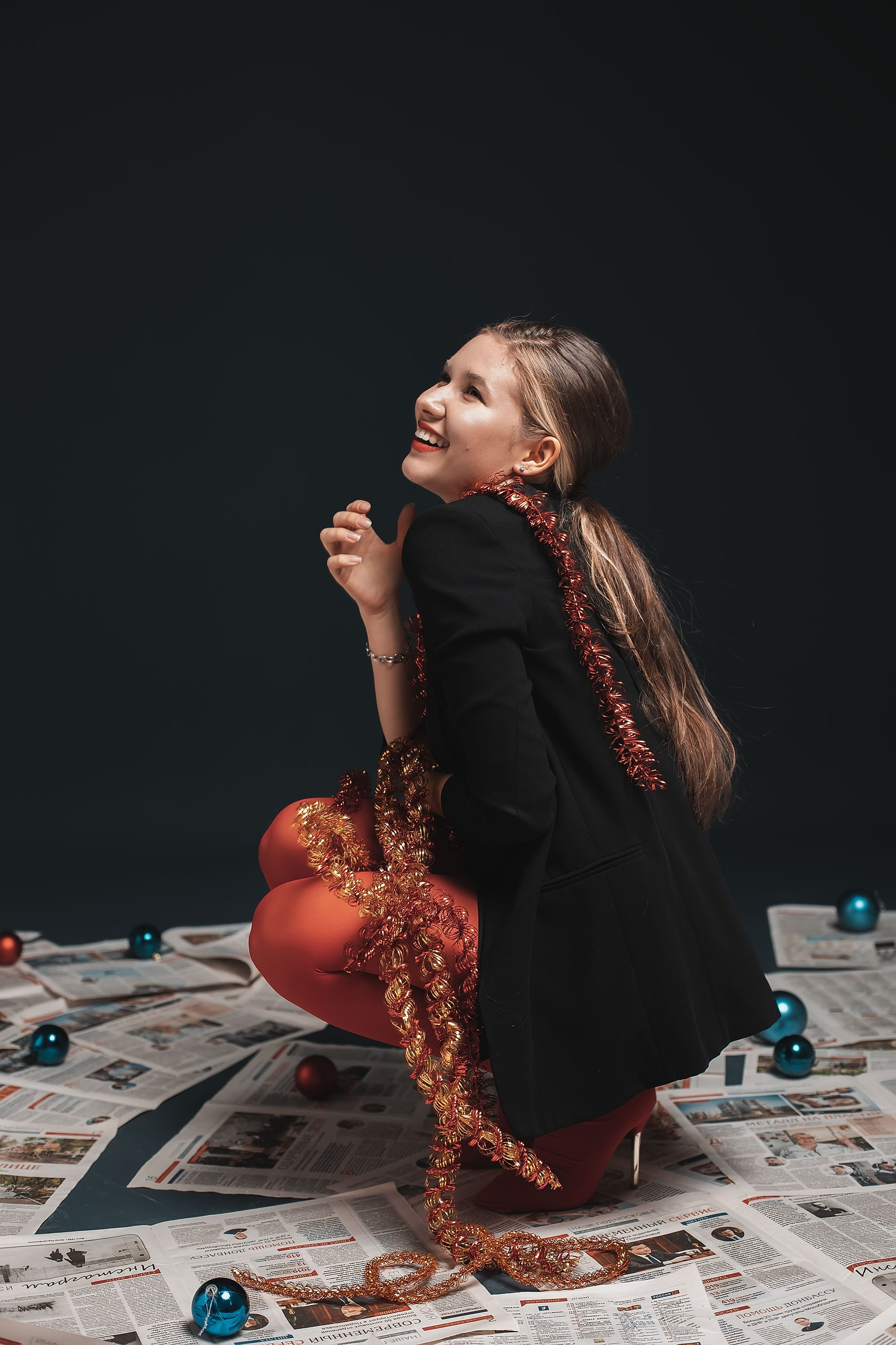 Новогодняя фотосессия Милена. Семейный, индивидуальный фотограф в Москве Ангели Марина