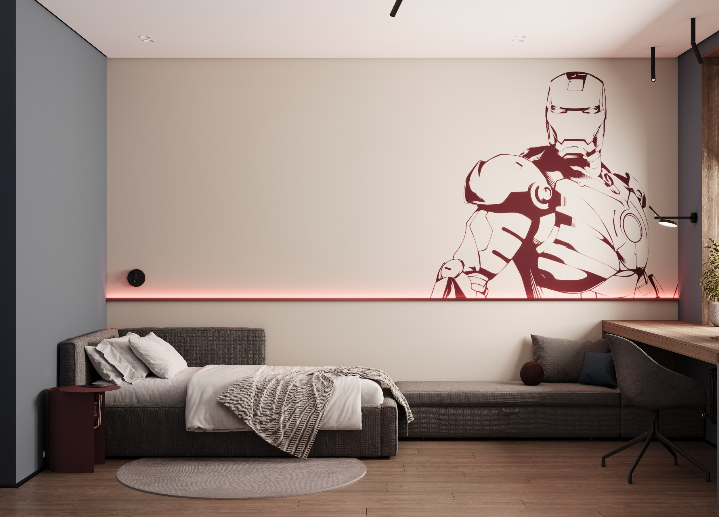 ЖК Рассказово 78 м². Дизайнер интерьера квартир и частных домов в Казани