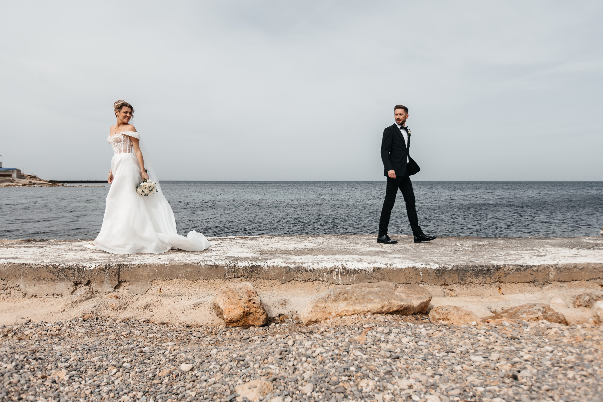 Анонс свадьбы для Ильи и Виктории. Теплый Крымский март. Свадебный фотограф в Крыму и Севастополе Ольга Баскакова