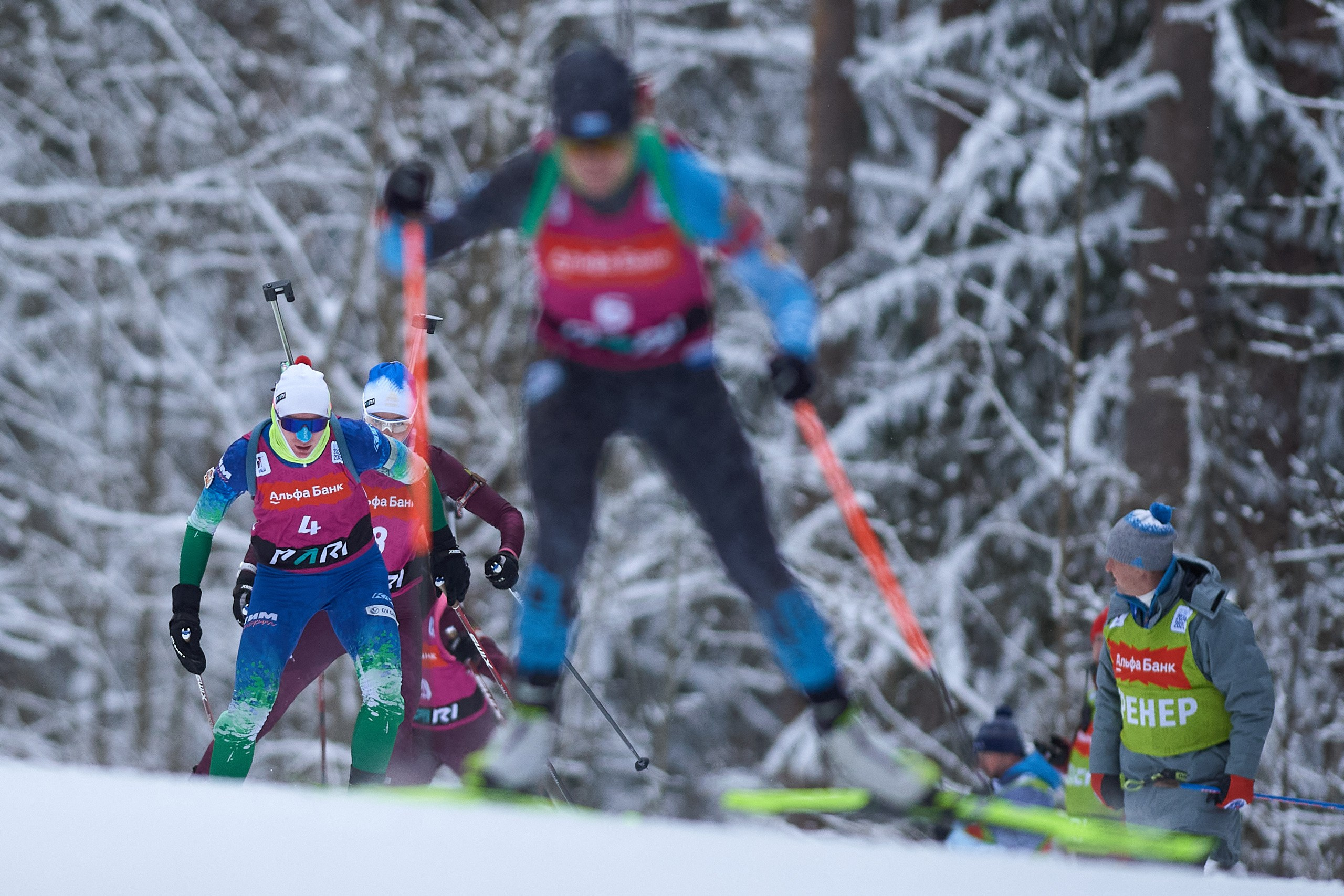Биатлон. Чемпионат России — 2024/2025, 3-й этап, Ижевск. Ижевская винтовка. Спортивный репортажный фотограф в Ижевске Сергей Мерзляков