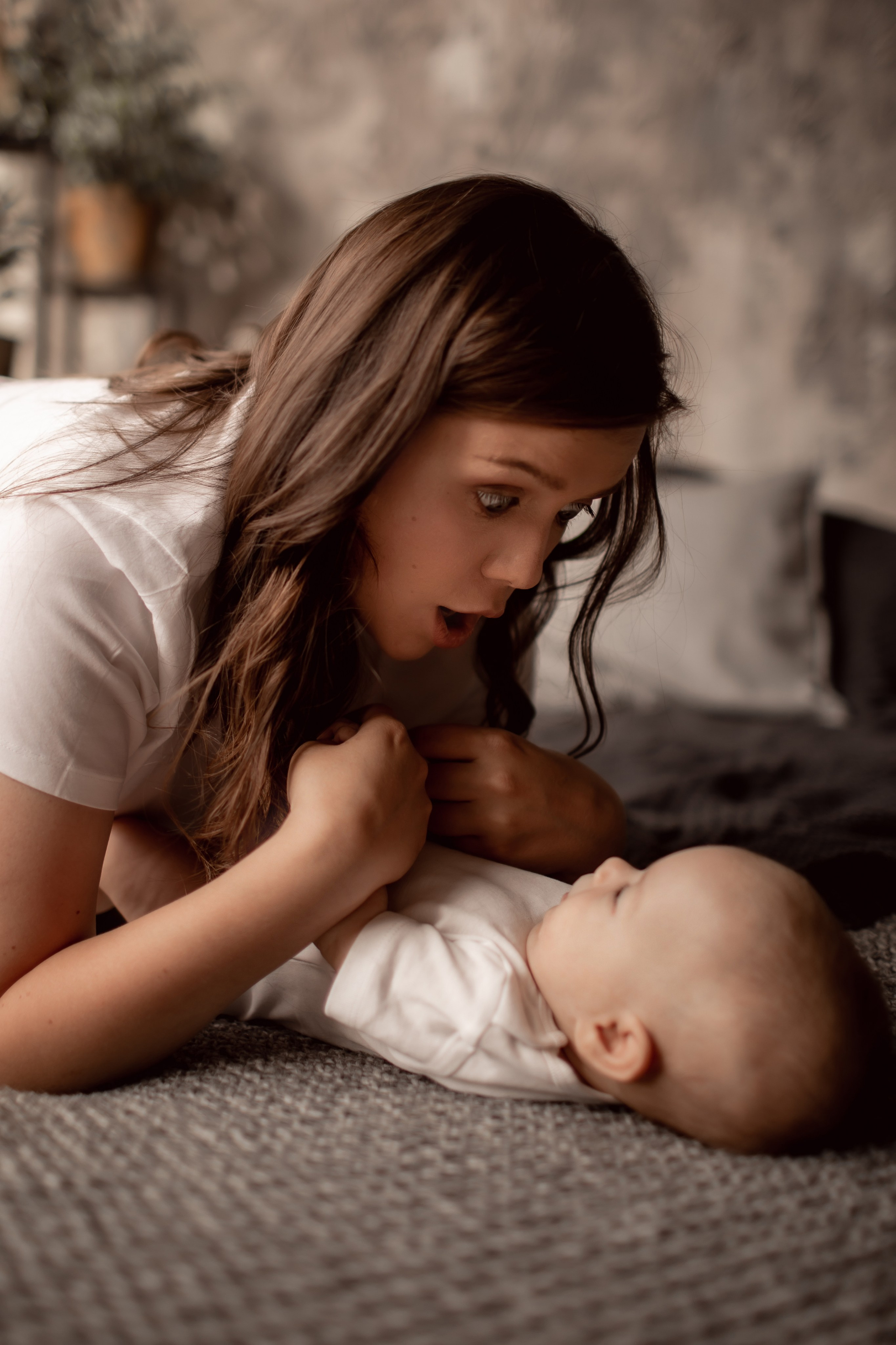 Валерия и Геннадий с крошкой. Семейный фотограф в Москве
