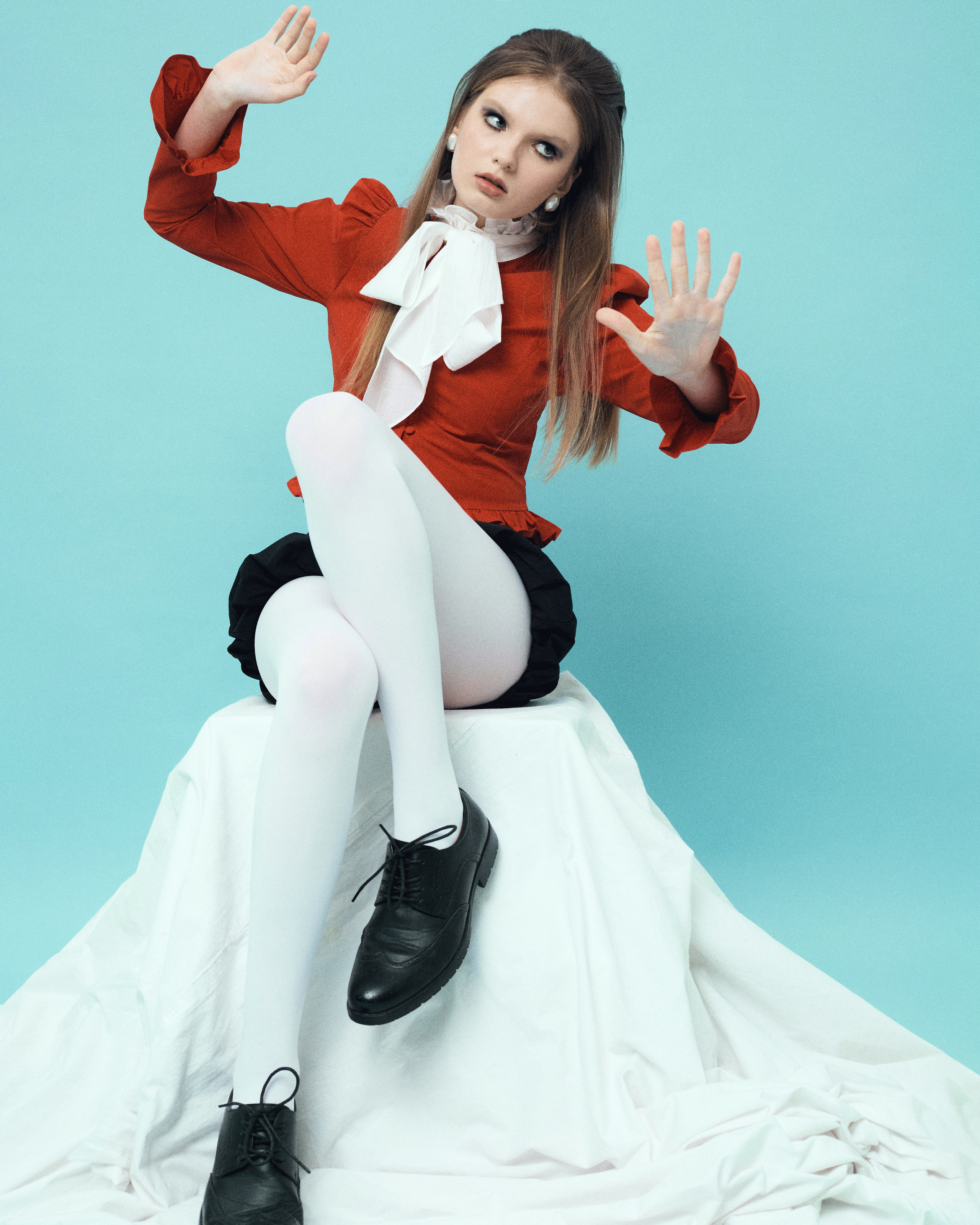 Kati, red blouse. Юрина Полина, фотограф из Екатеринбурга