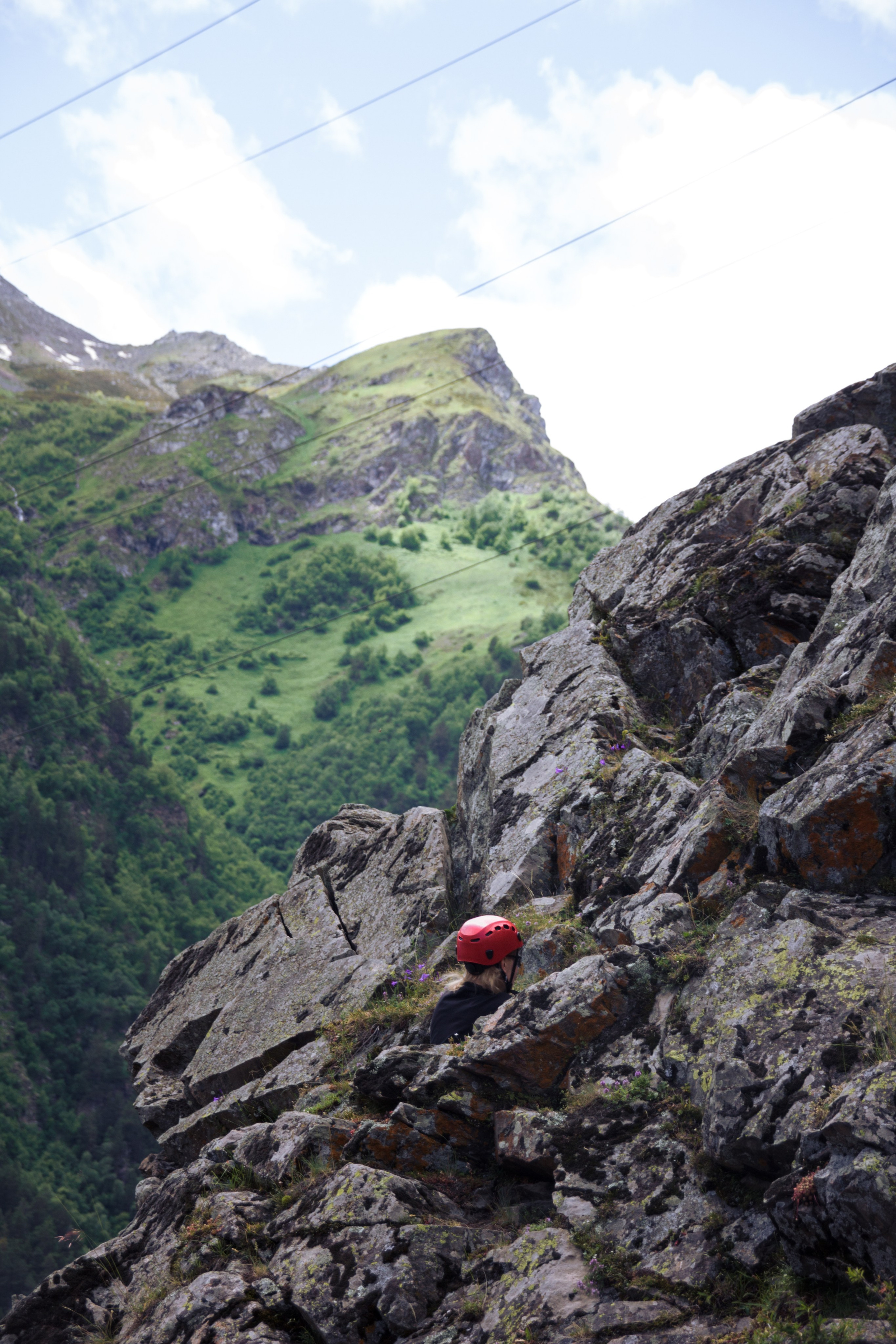 Тренировка на скалах в альплагере (Пример съемки). Фотограф Котий Даниил