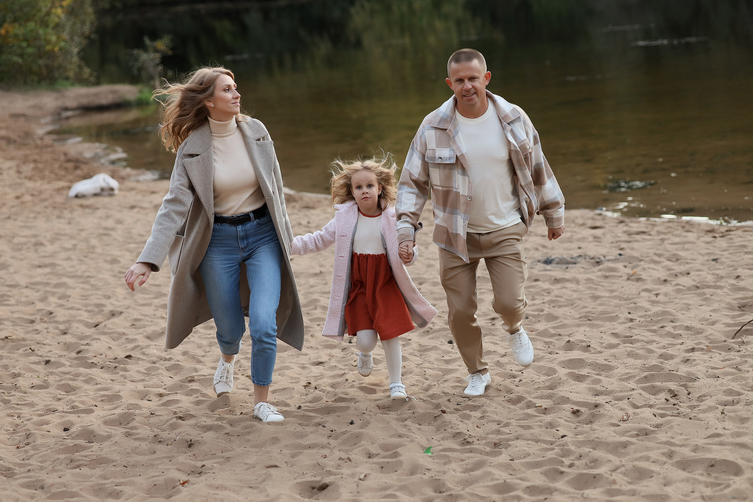 Надя, Женя и Ариана. Серебряный бор. Фотограф Москва Лара Чайка