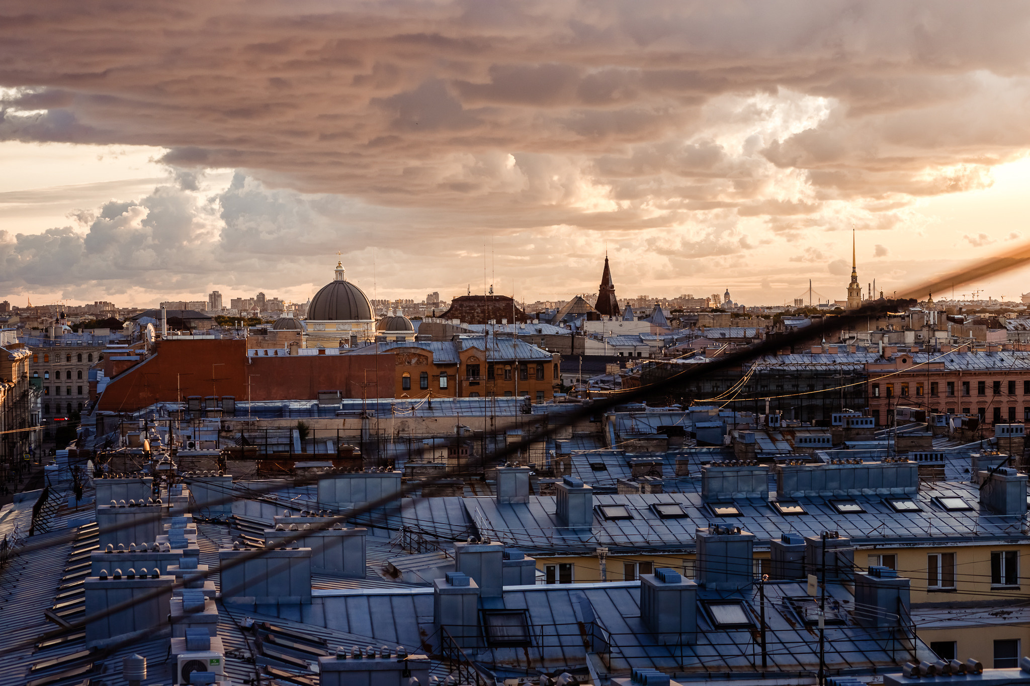 Love story on the roof