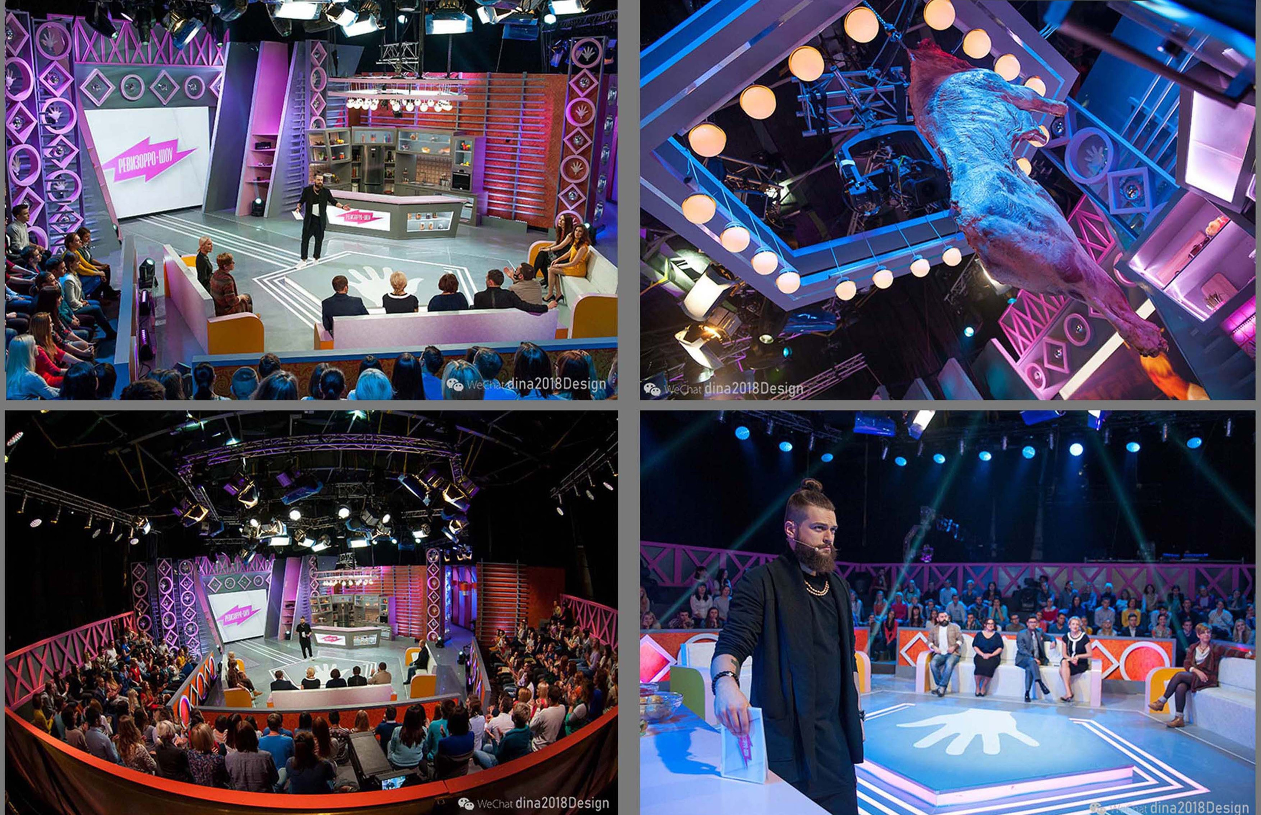 TV STUDIO DESIGN. Munina Dina. Set design portfolio