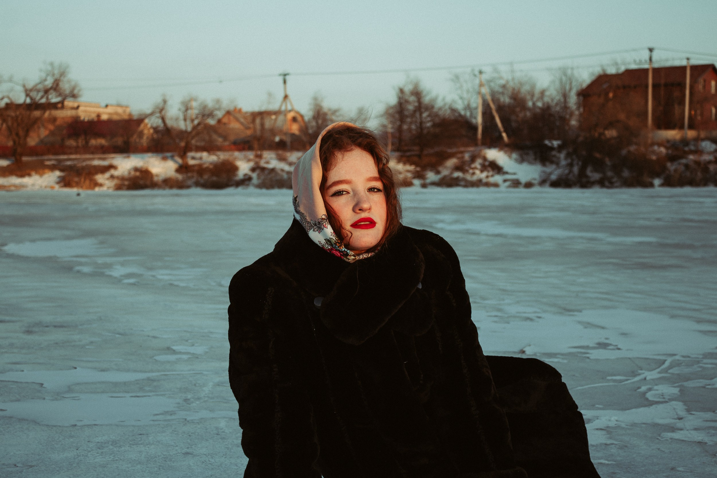 Даша зимняя съёмка. Фотограф Санкт-Петербург Князева Елизавета