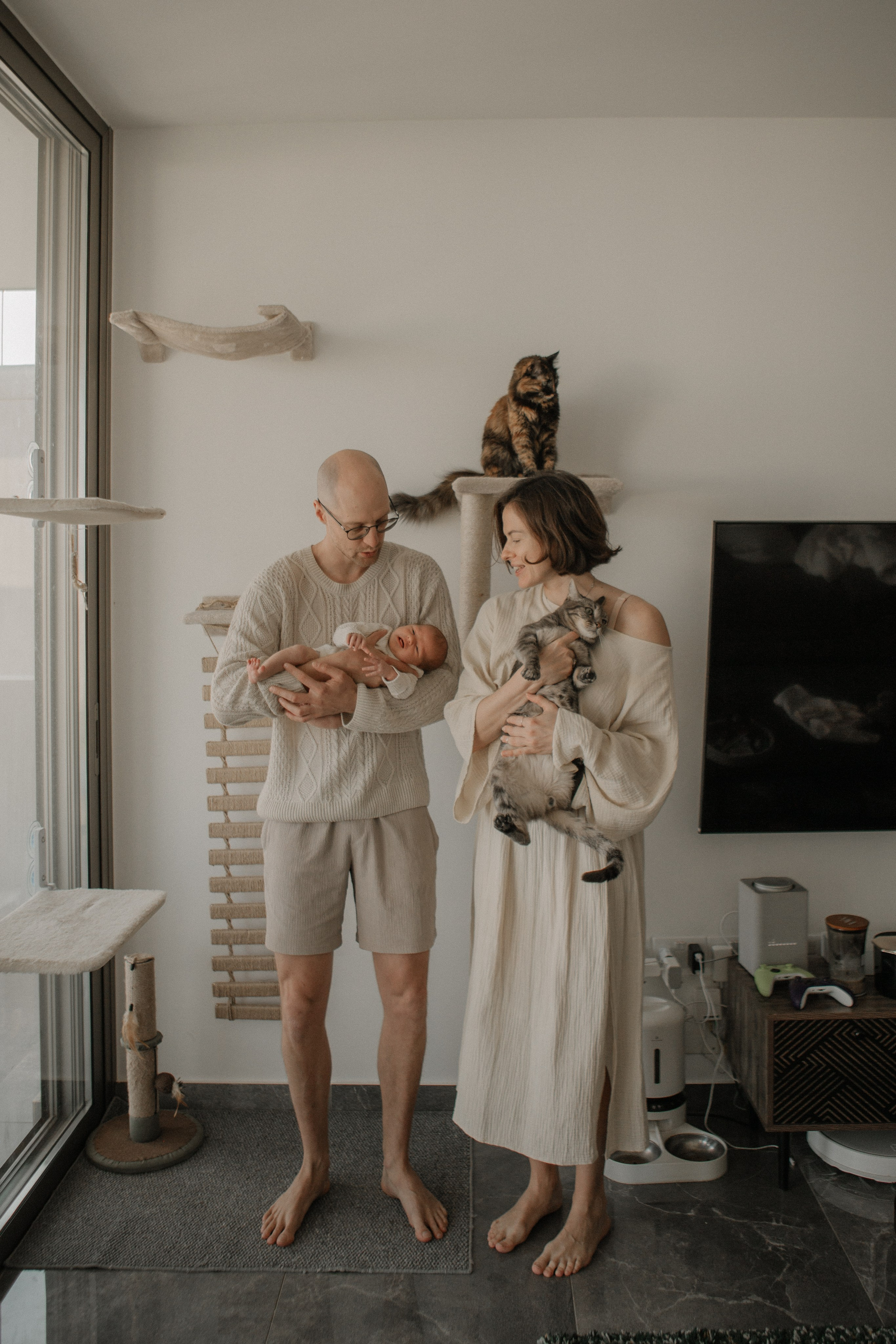 Kira + Katya & Igor. Portrait, family and pet photographer in Cyprus, Ksenia Bourdelle