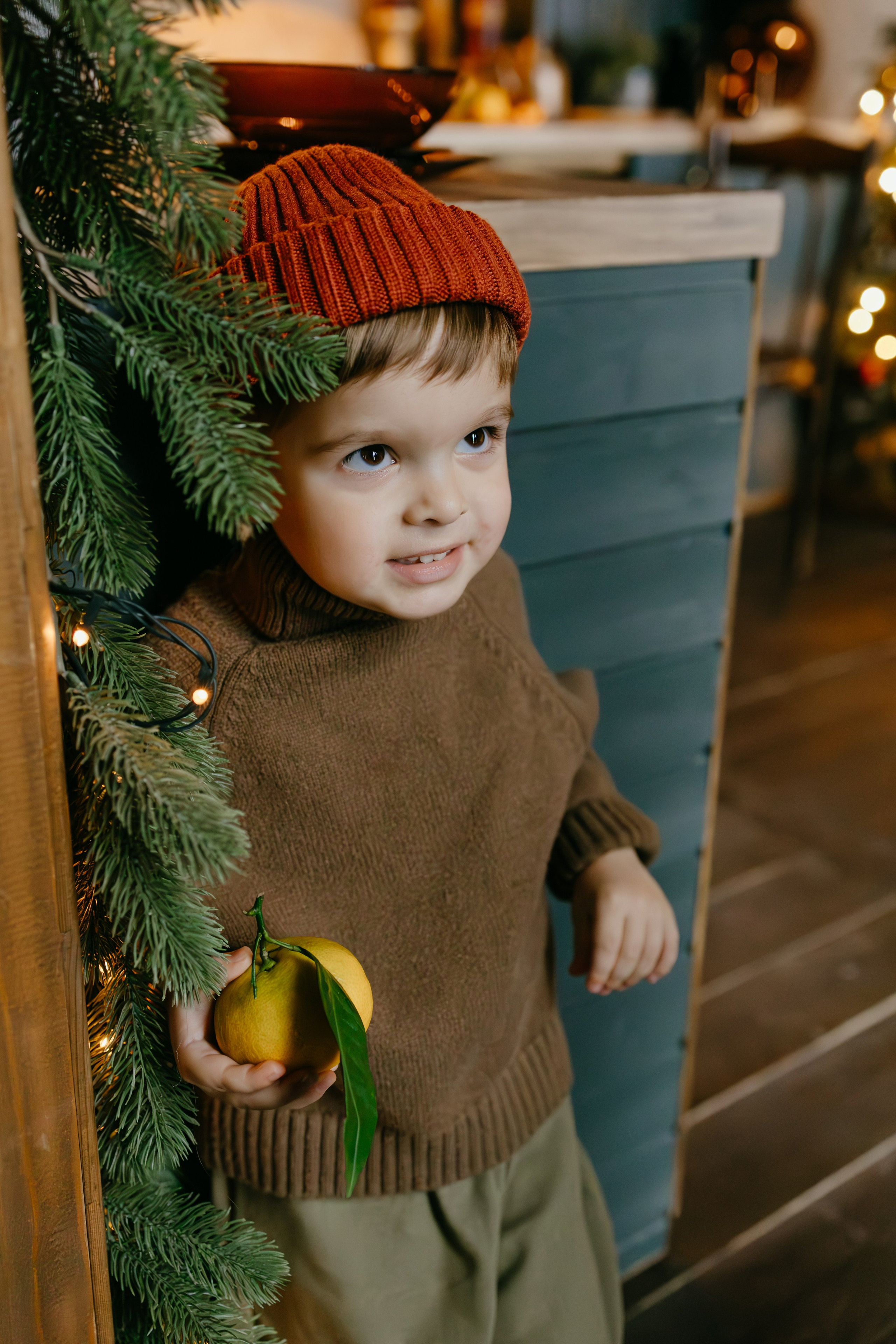 Волшебство и мандарины. История для Максима. Семейный и детский фотограф в Санкт-Петербурге — Лаврова Ольга