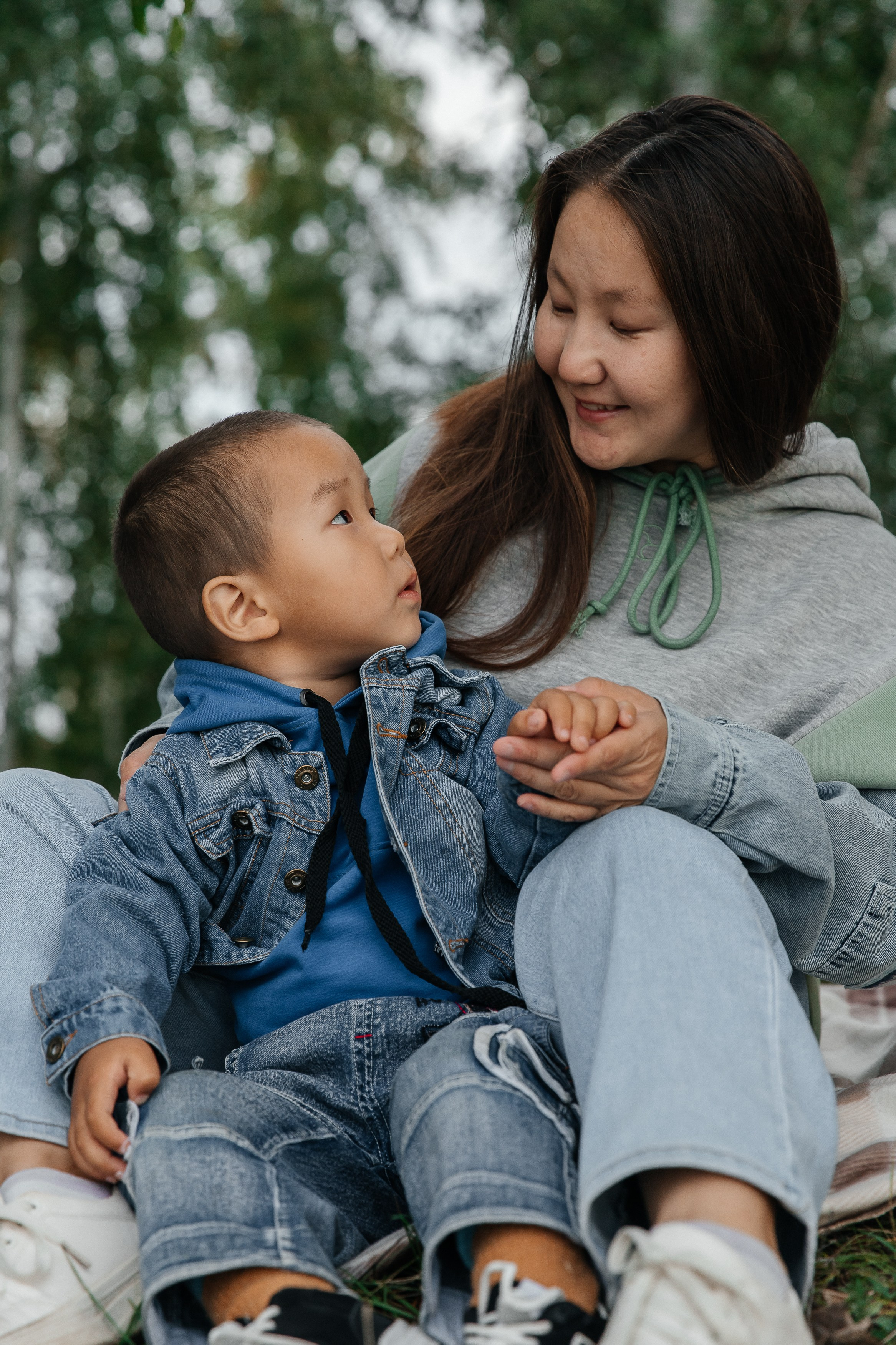 Лера и сын. Воронистая Анастасия. Фотограф Якутия, Томпонский район