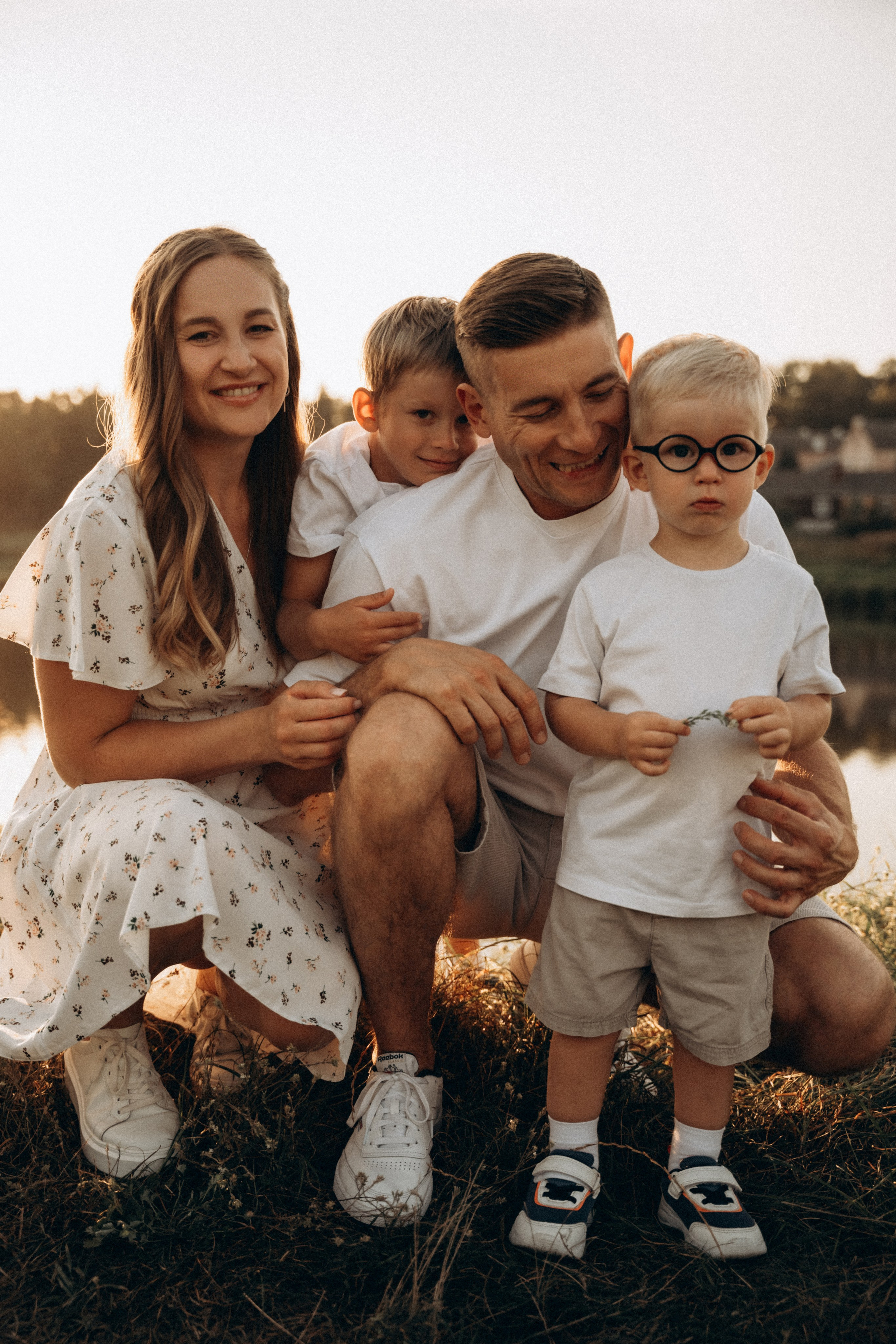 Марина, Саша, Максим и Дениска. Фотограф Мария Миллс | Минск