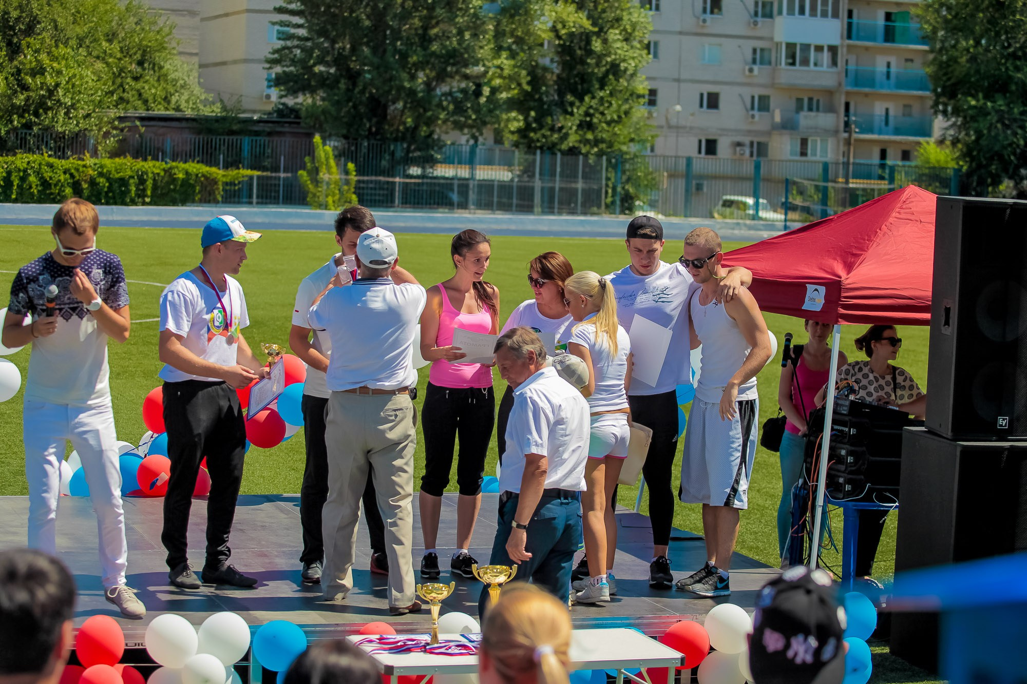 День Физкульт. Максим Матвийченко и Виктория Басова профессионалы своего дела