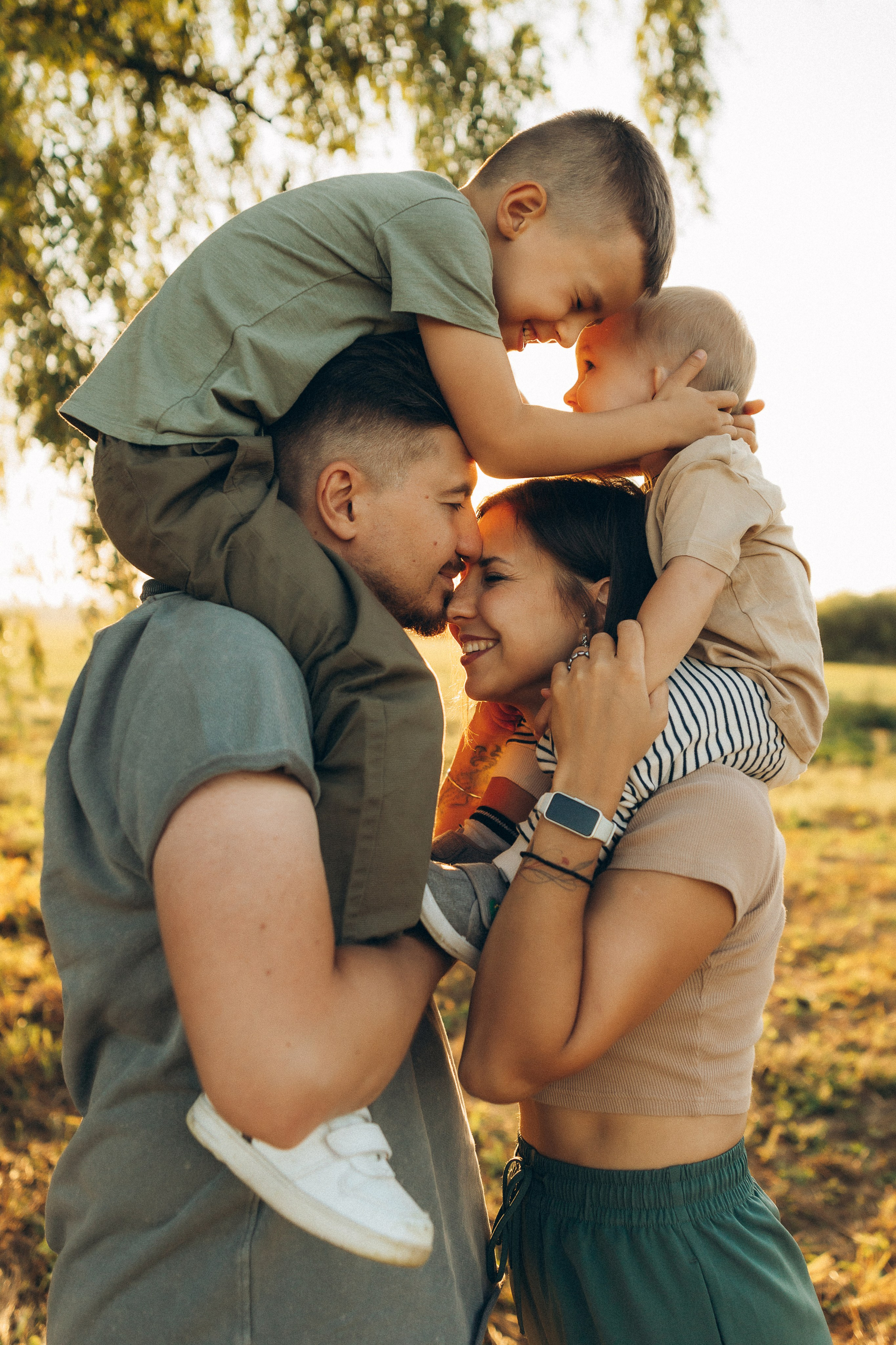 Ника, Лёша, Гриша и Гоша. Семейный фотограф и детский фотограф в Волгограде Алеся Бутакова — дет