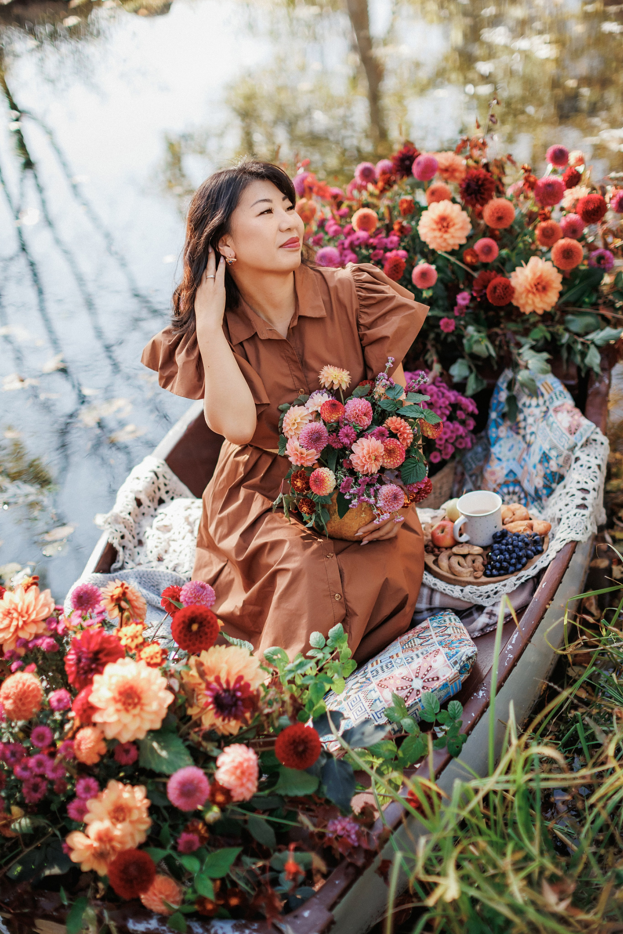 Фотопроект «Лодка в цветах». Свадебный, семейный и детский фотограф в городе Партизанск, Находка