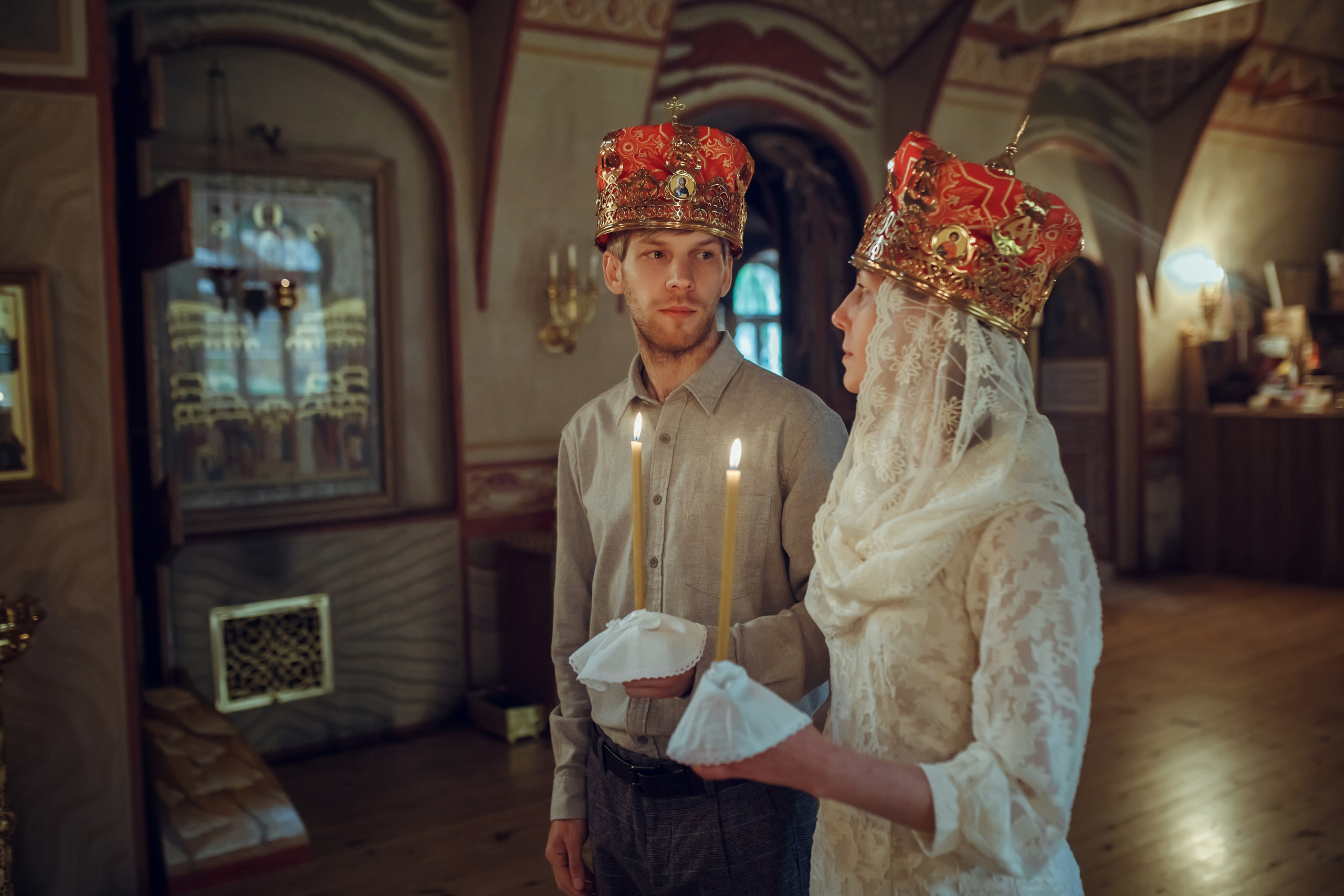 Венчание Андрея и Елены. Фотограф на Крещение, семейный фотограф в Москве