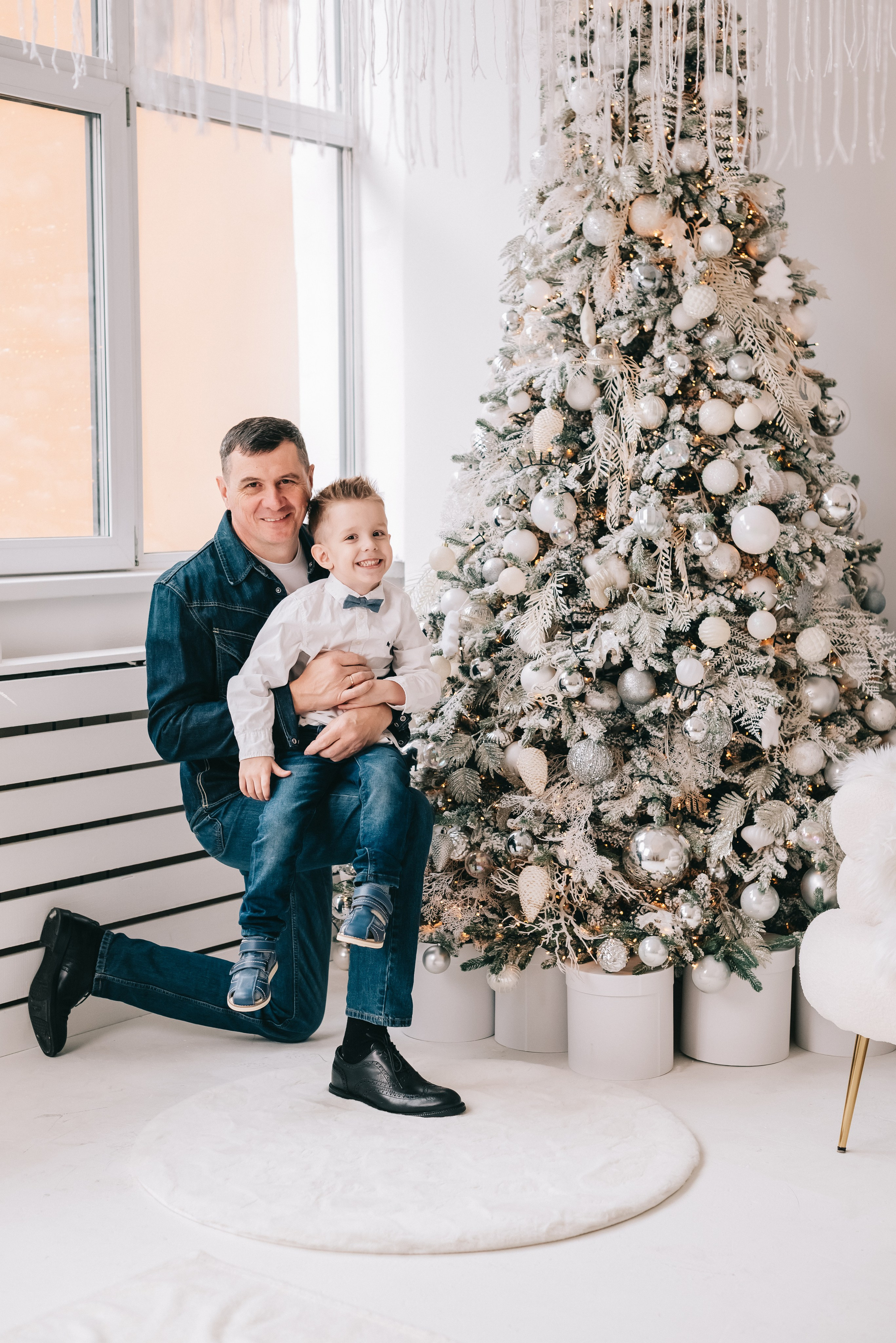 Новогодняя семейная фотосессия Кемерово