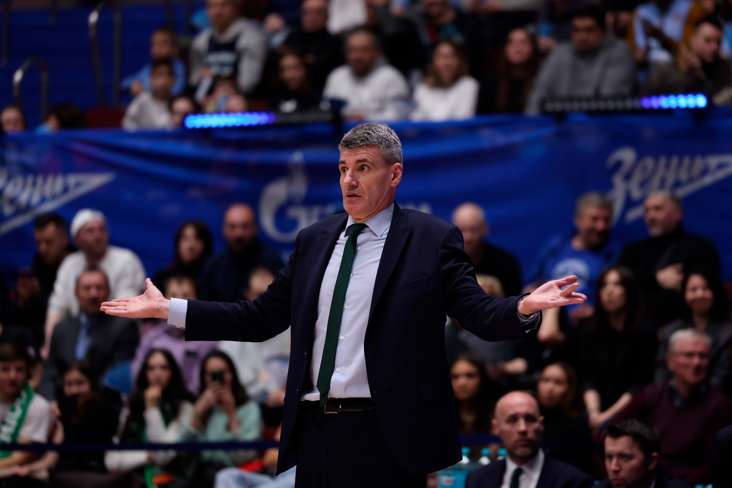 БК Зенит — БК Уникс 13.02.2025. Спортивный и репортажный фотограф Антон Тереханов