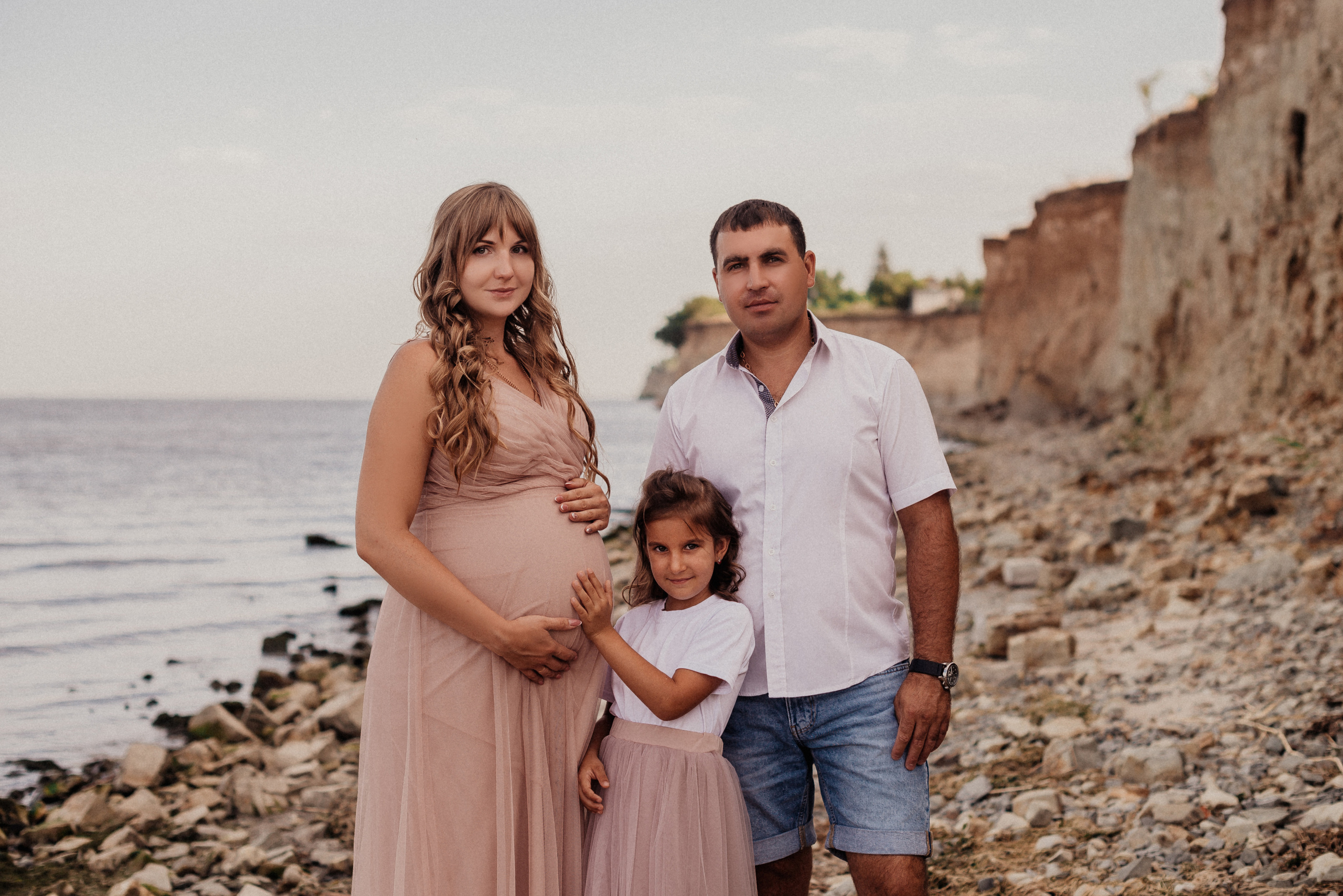 Семейная фотосессия на водохранилище. Свадебный и семейный фотограф в Волгограде Олеся Лисицкая