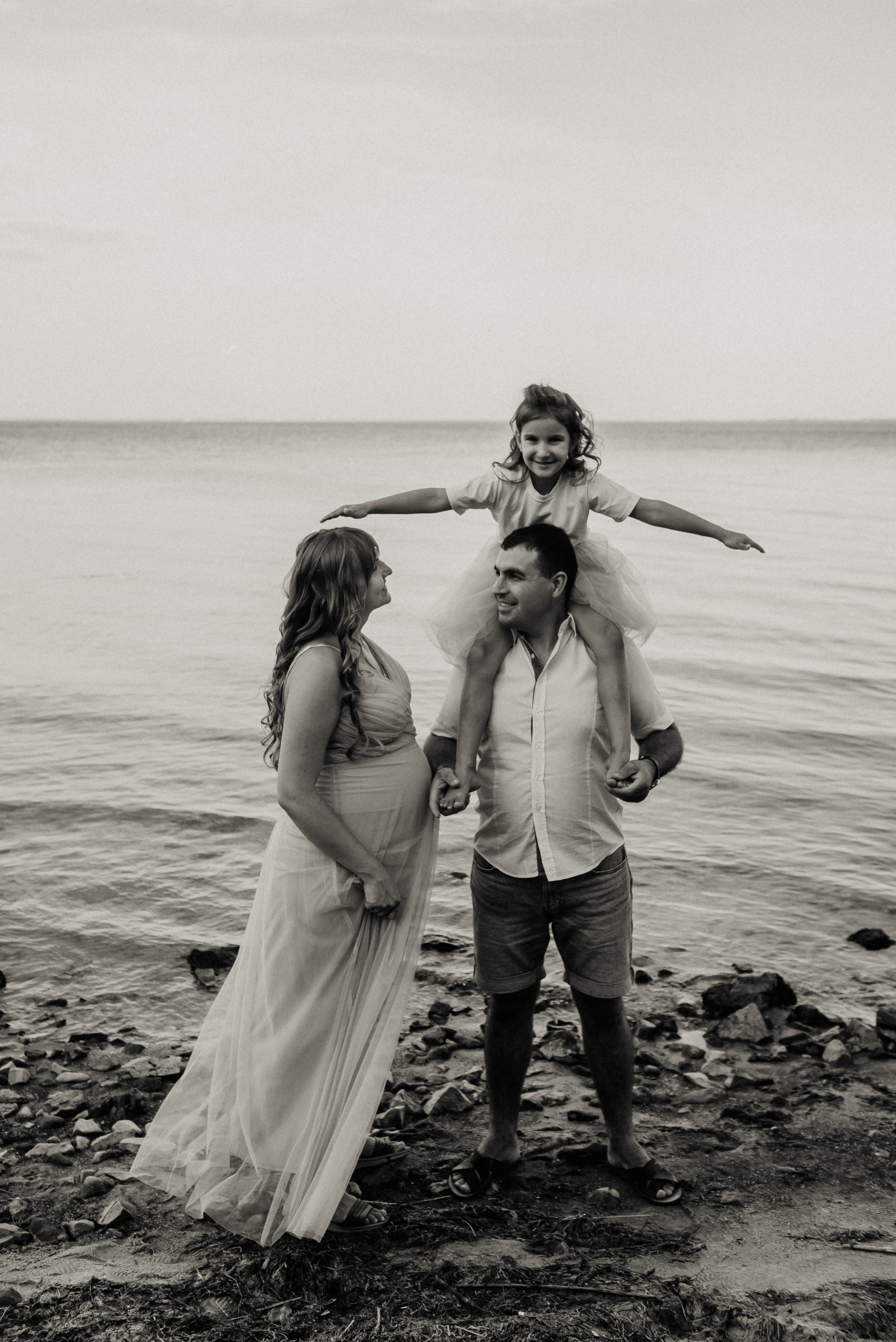 Семейная фотосессия на водохранилище. Свадебный и семейный фотограф в Волгограде Олеся Лисицкая