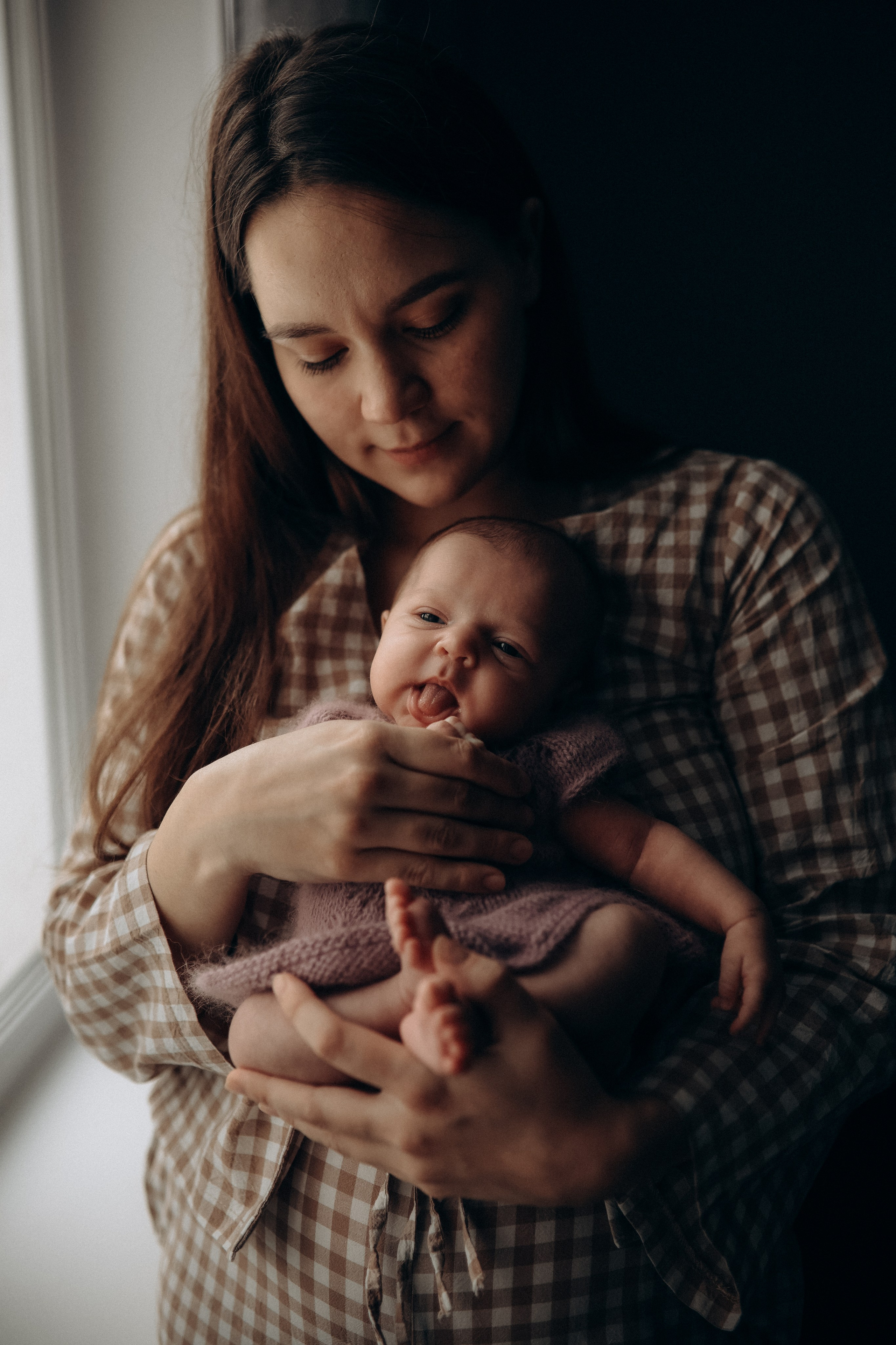 Первая фотосессия крошки Василисы. Семейный фотограф в Москве и Люберцах Юлия Гуськова