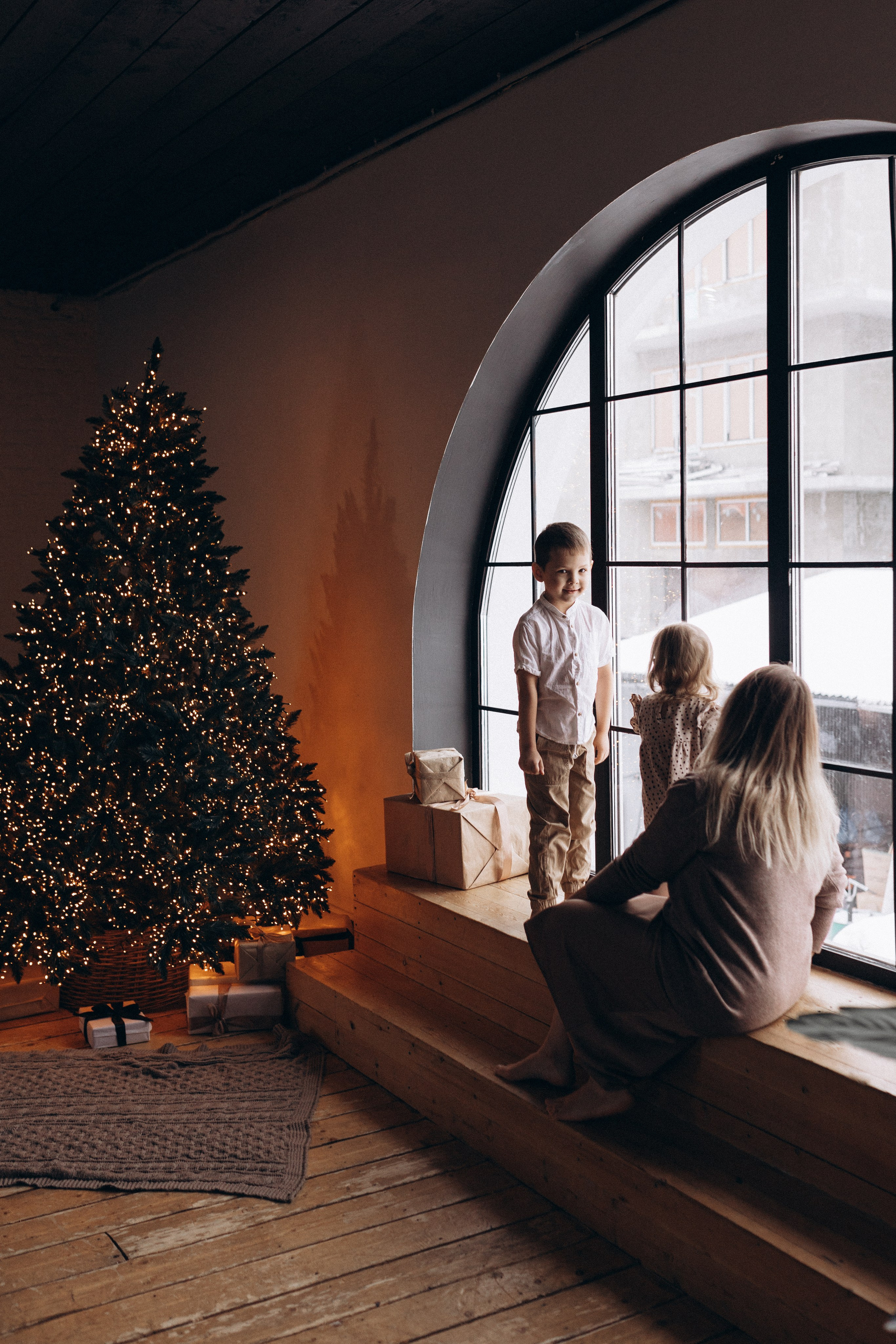 Новогодняя история большой семьи. Семейный фотограф lifestyle в Новосибирске Елена Шпилевая