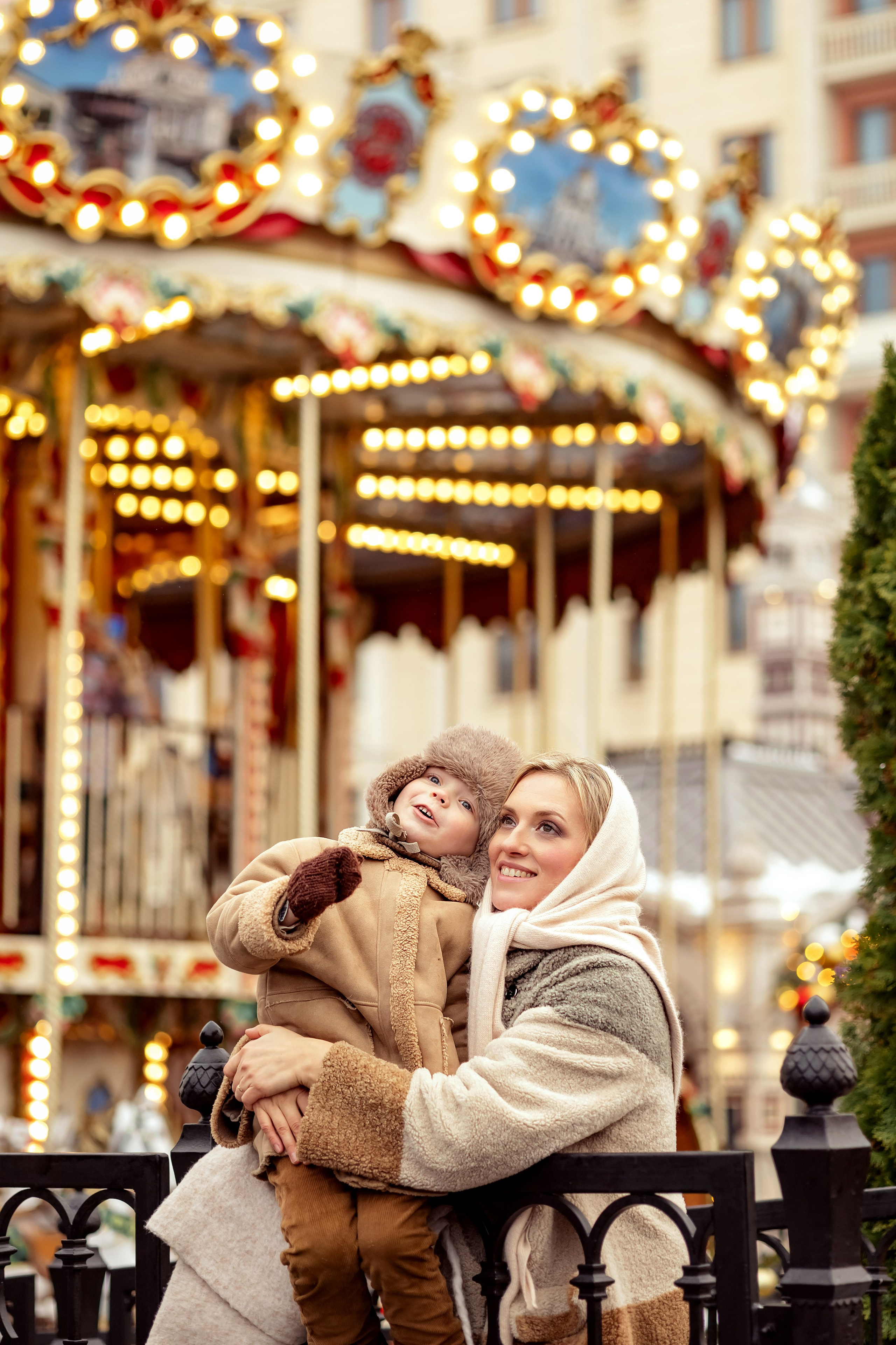 Москва новогодняя. Семейный и детский фотограф в Москве Анна Чертополох