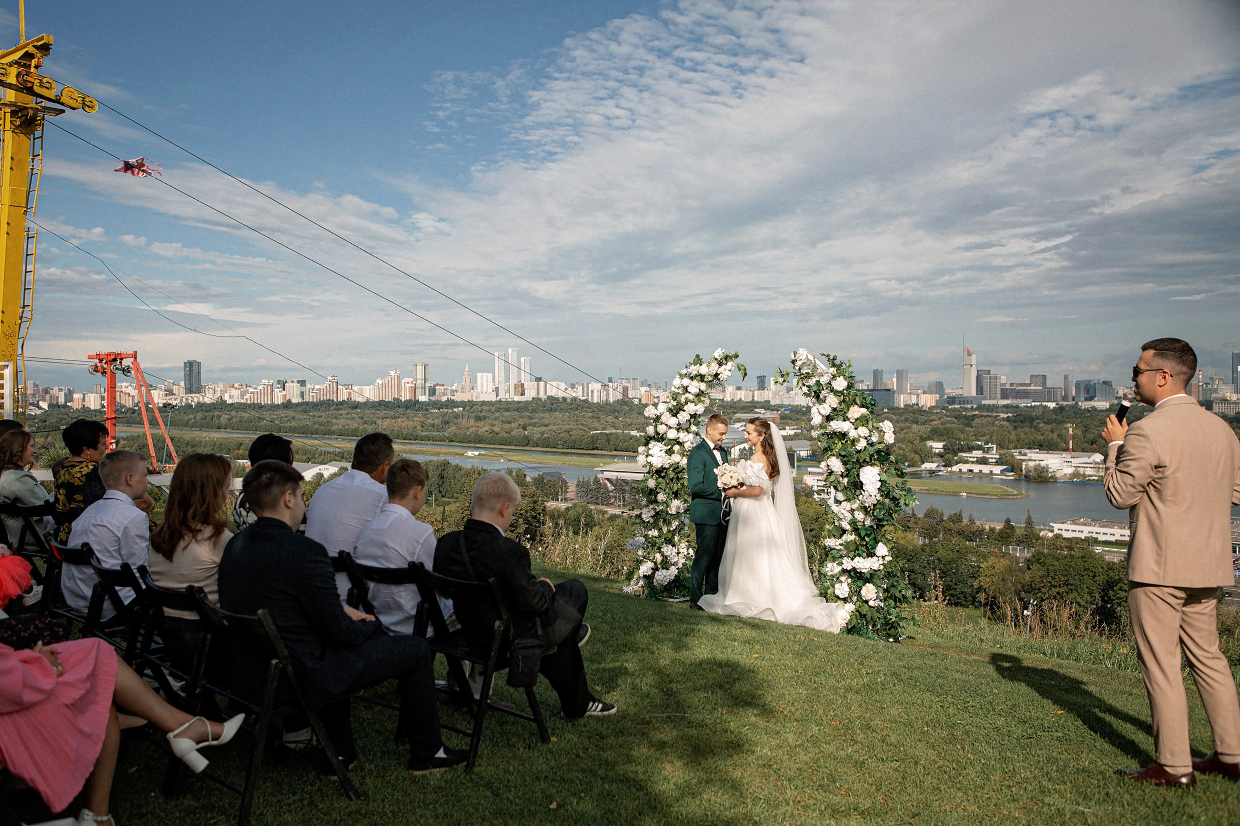 Свадьба на природе. Свадебный и портретный фотограф Москва