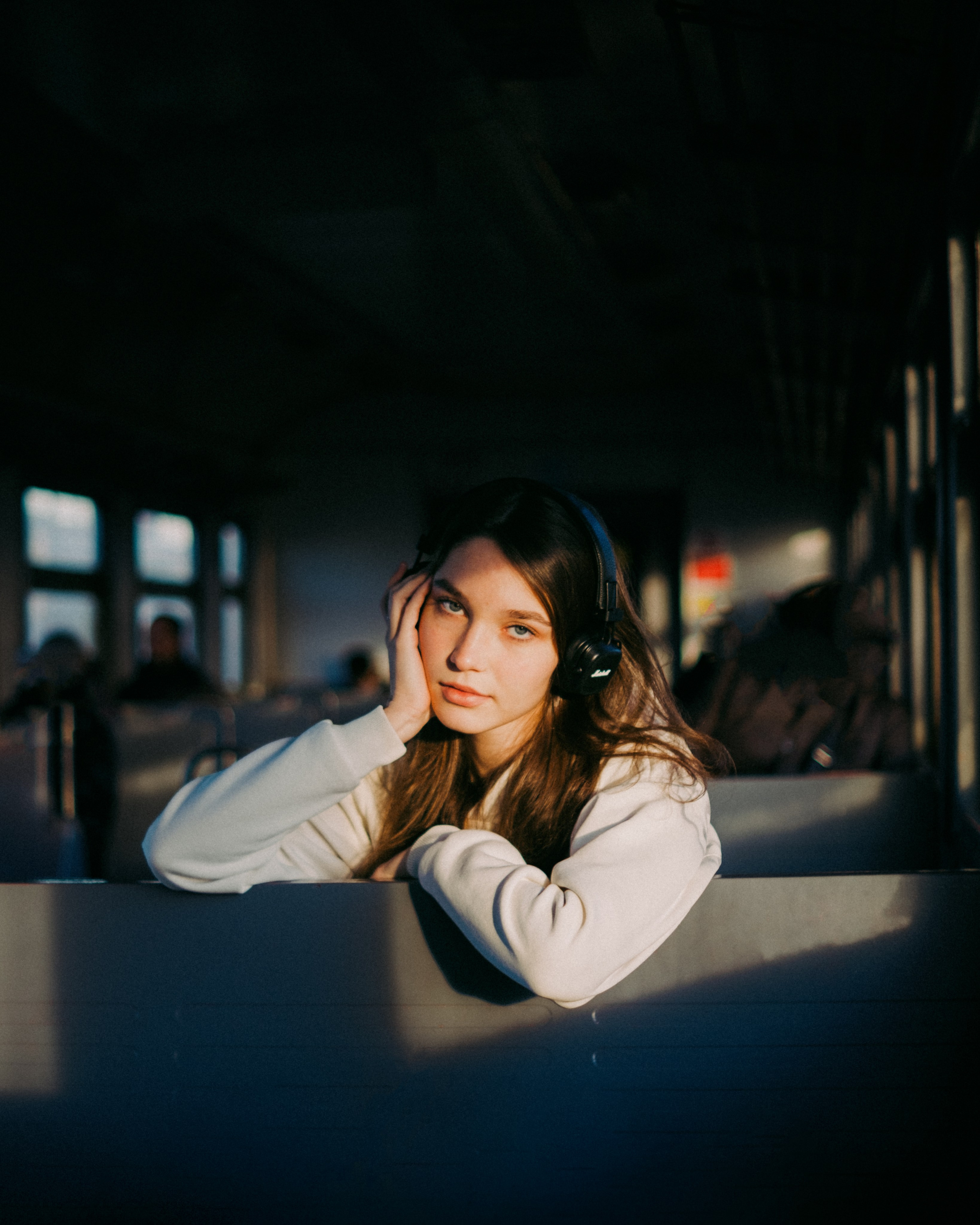 Ксюша. Съёмка в электричке. Lickord