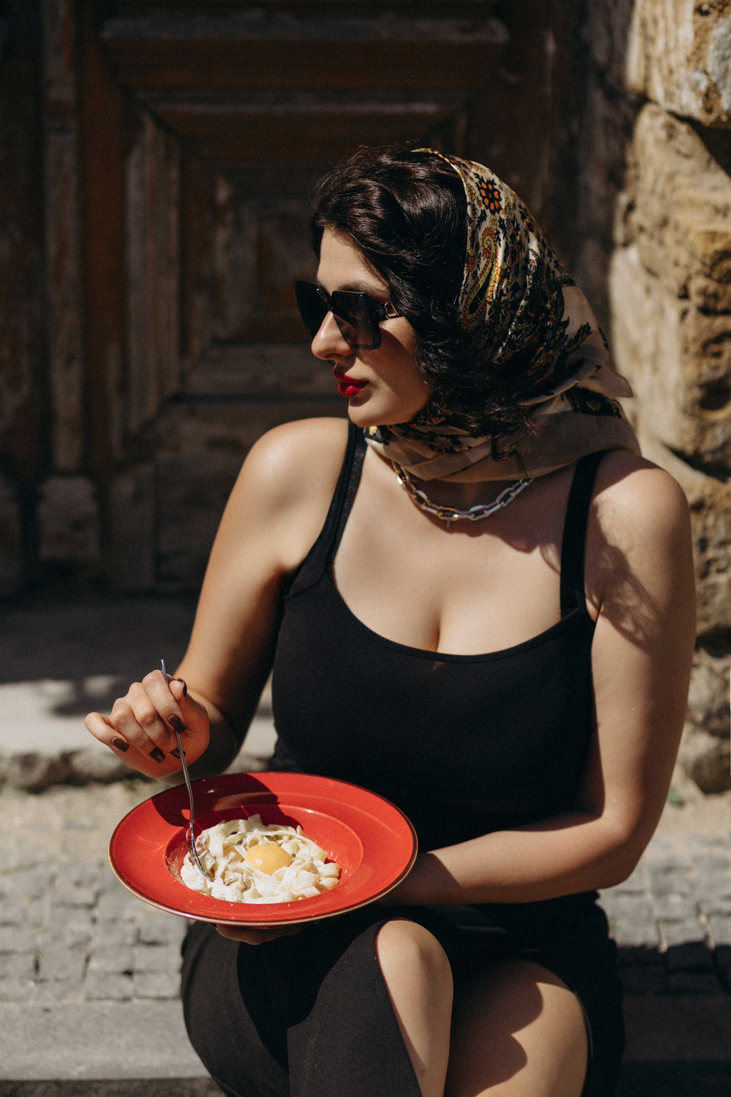 фотосессия с пастой италия