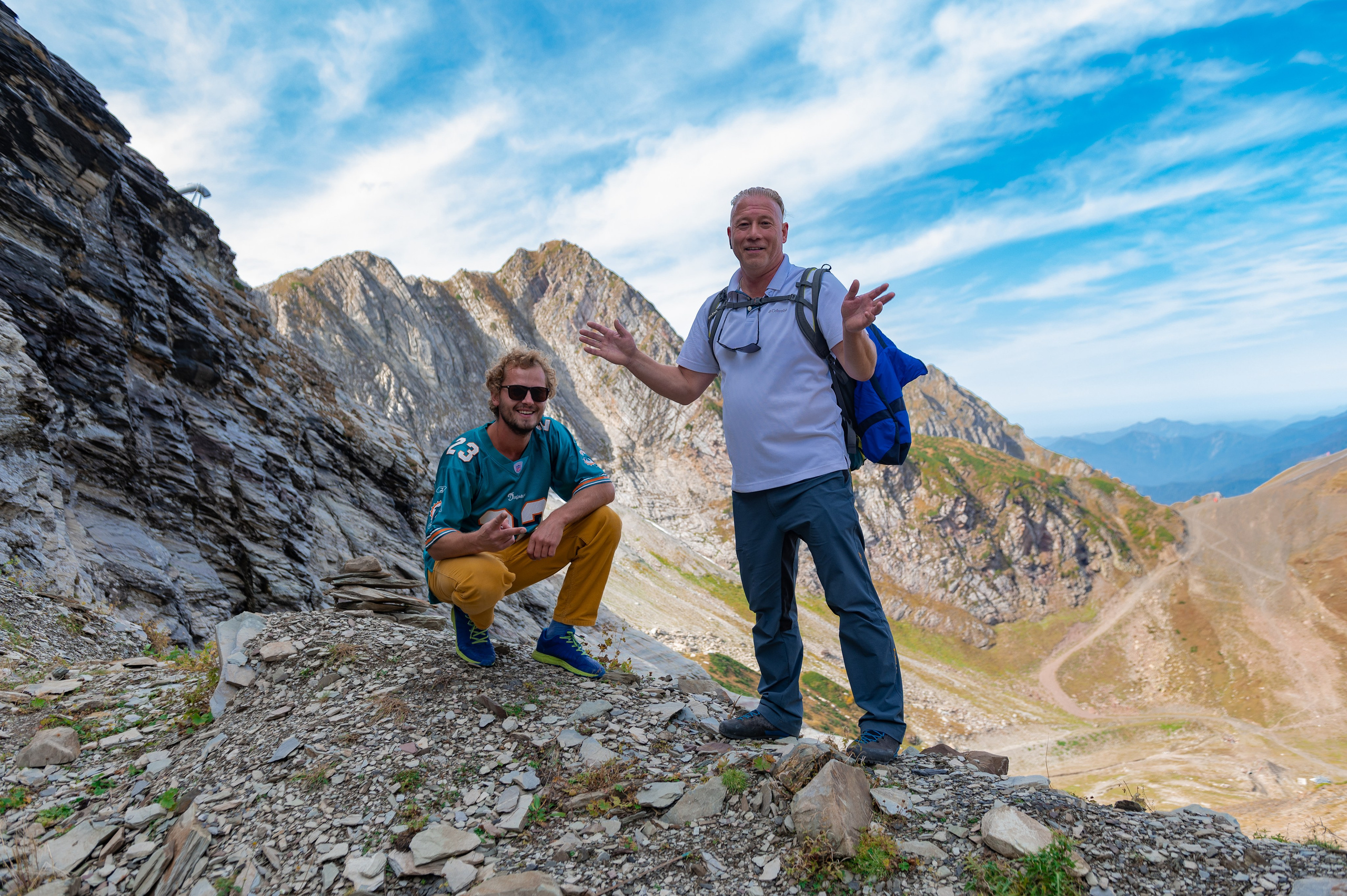 Хайкинг по трем курортам Красной Поляны 2022. Репортажный фотограф в Красной Поляне и Сочи Павлюченко Екатерина