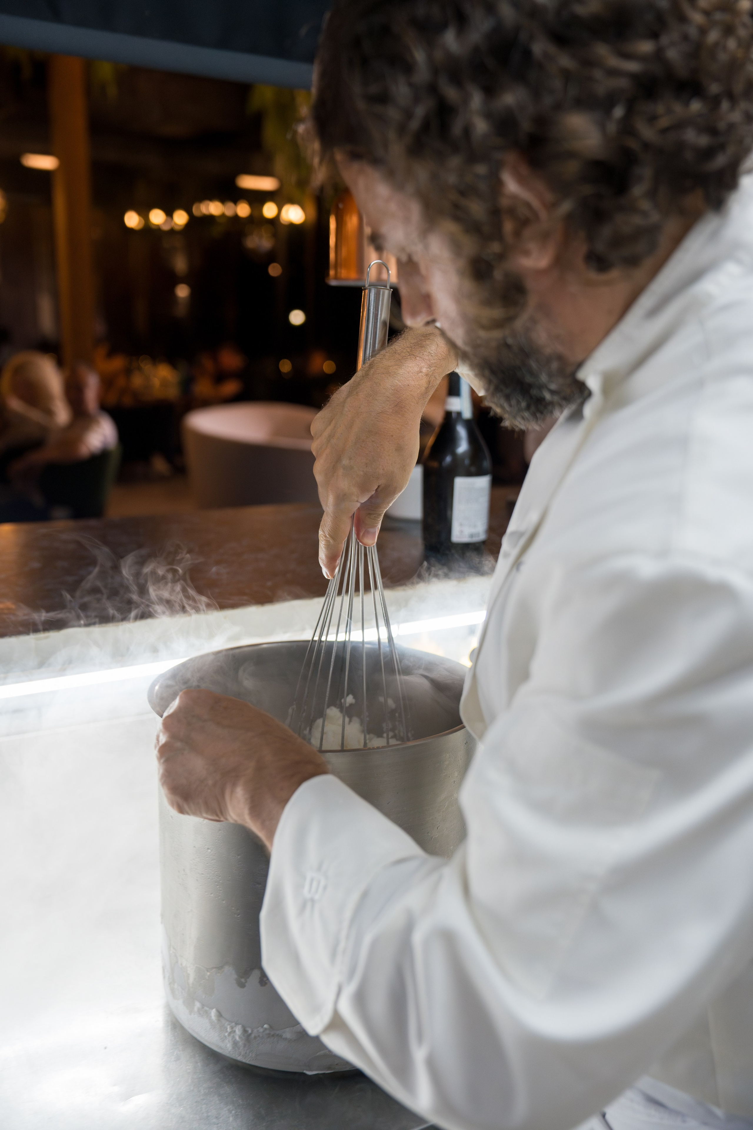 Гастрономический ужин «Лесная Италия» с Мирко Дзаго в ресторане RiverSide. Репортажный фотограф в Красной Поляне и Сочи Павлюченко Екатерина