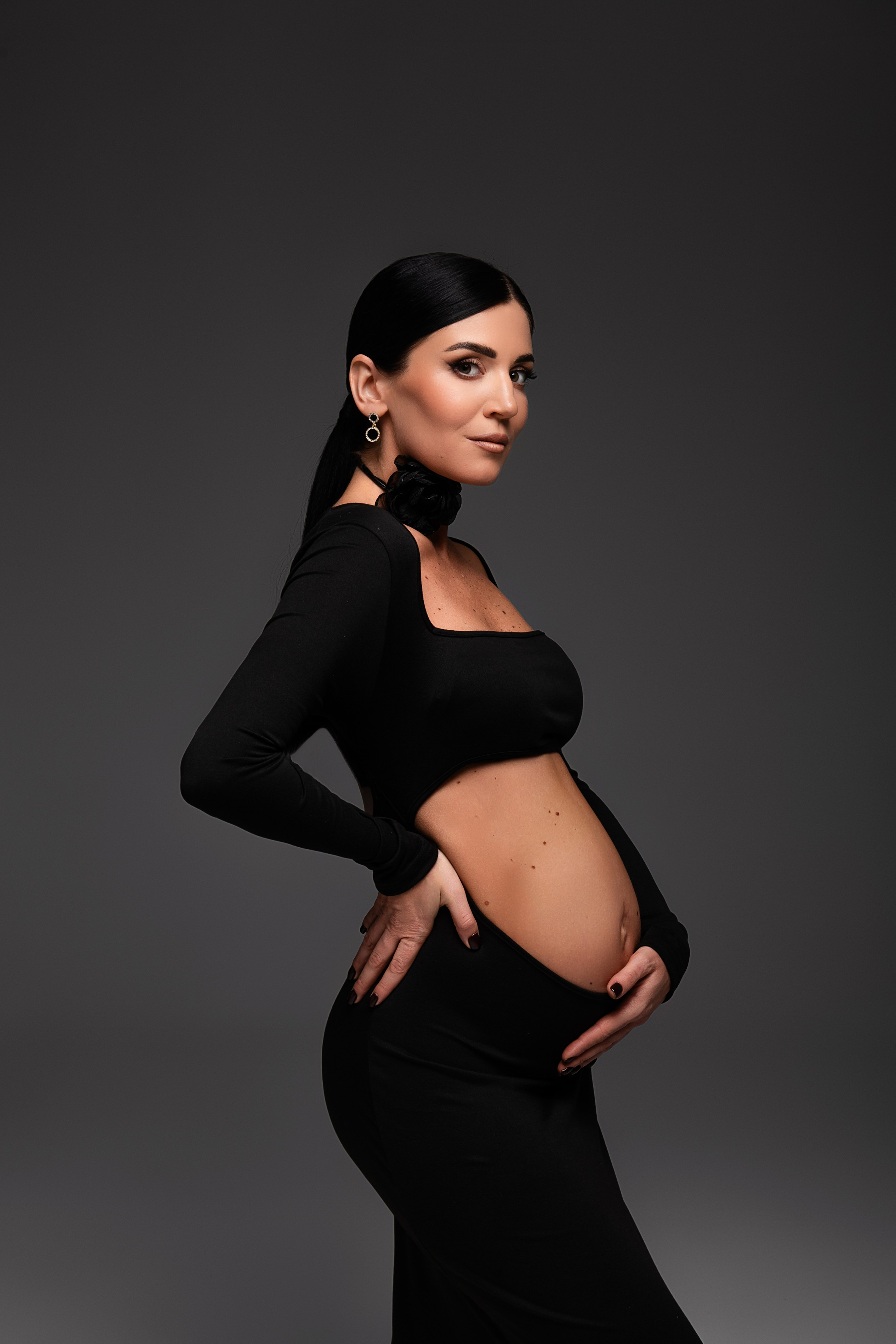 Черное платье. Фотограф Анна Качан