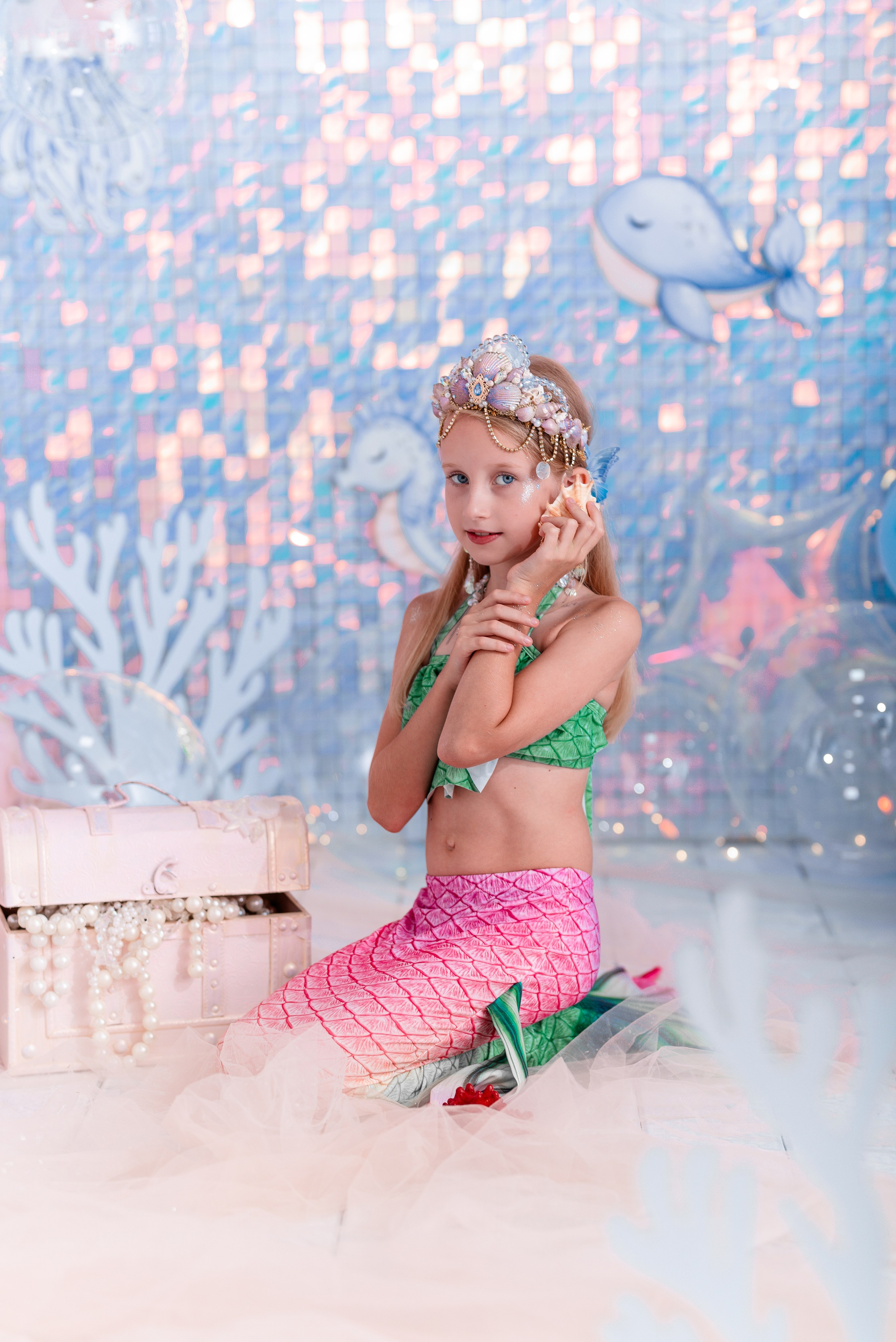Детский фотопроект «Русалочка» в Сочи. Детский студийный фотограф Сочи