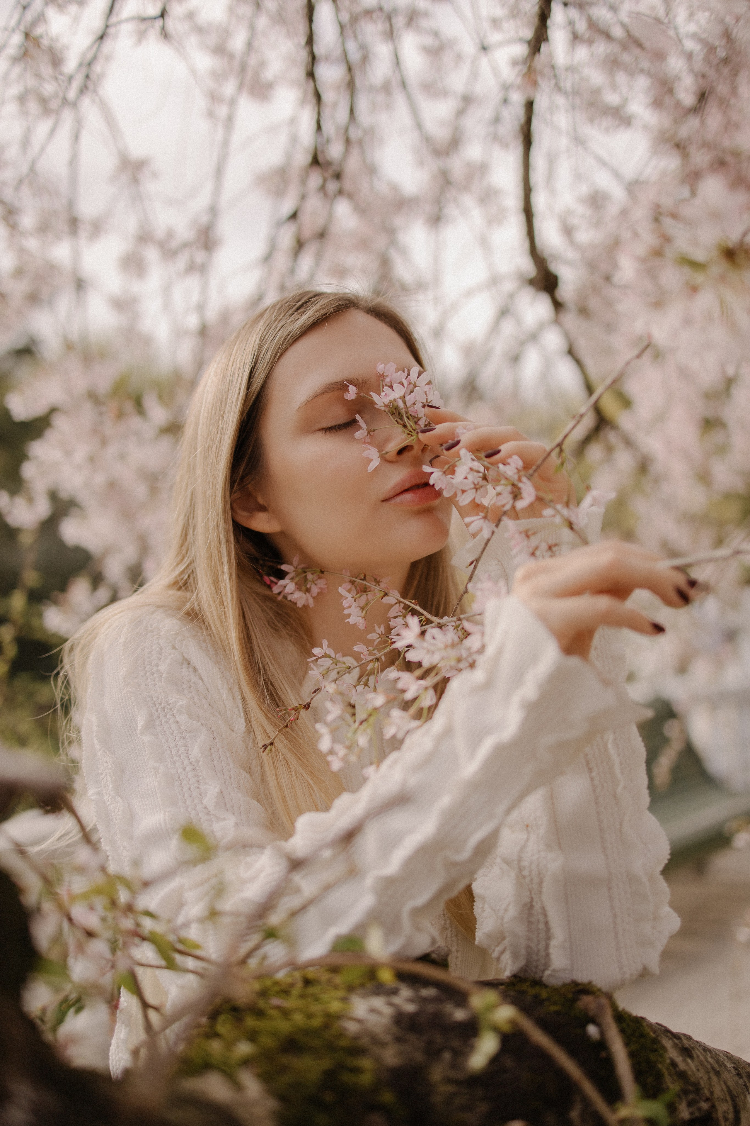 Света в сакуре. Фотограф Сочи Адлер Сириус Красная поляна Олеся Минив