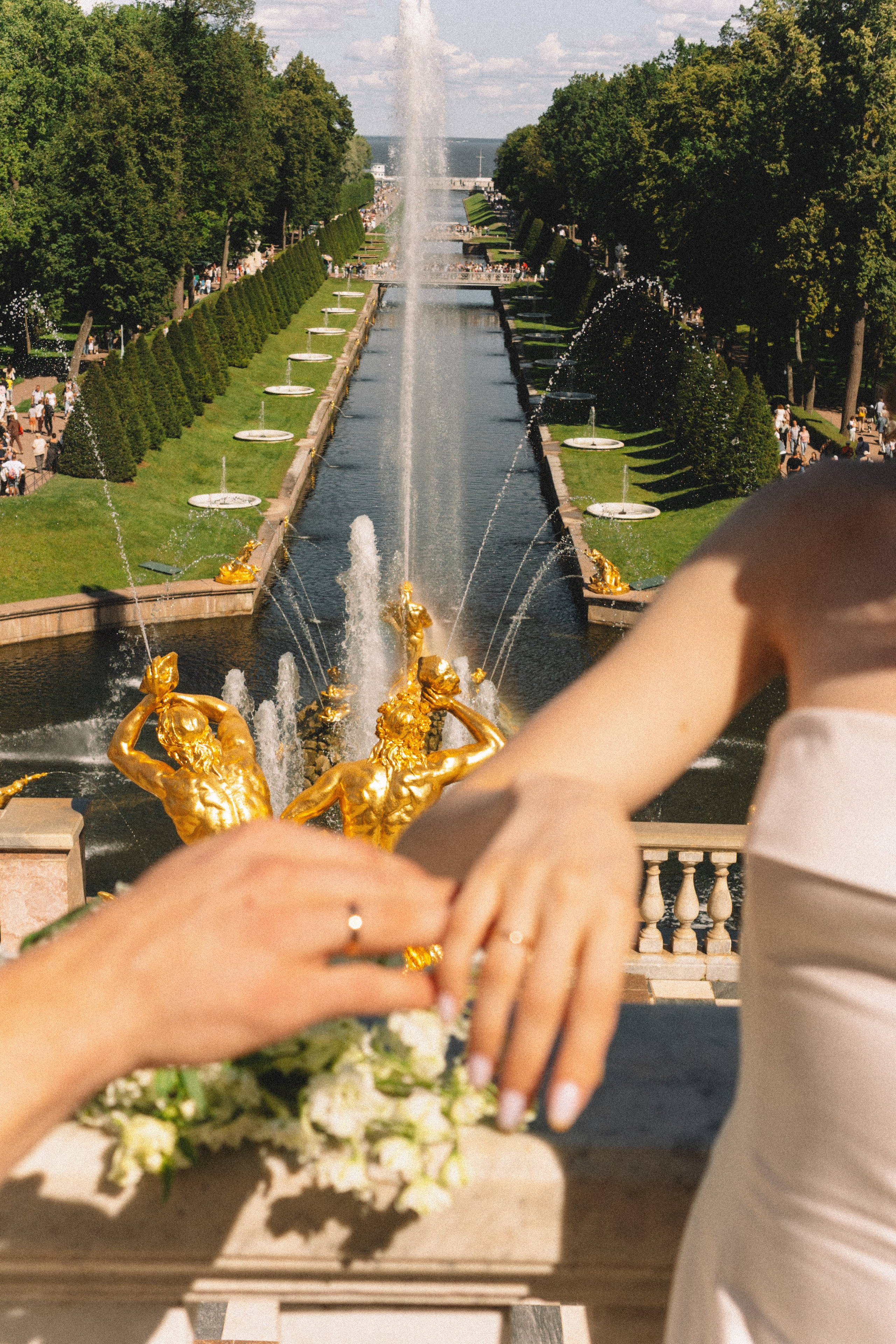 СВАДЕБНАЯ СЬЕМКА В ПЕТЕРГОФЕ И СЬЕМКА РЕПОРТАЖА В ЗАГСЕ ПЕТЕРГОФА. Профессиональный фотограф, Санкт-Петербург — Виктория Богомолова