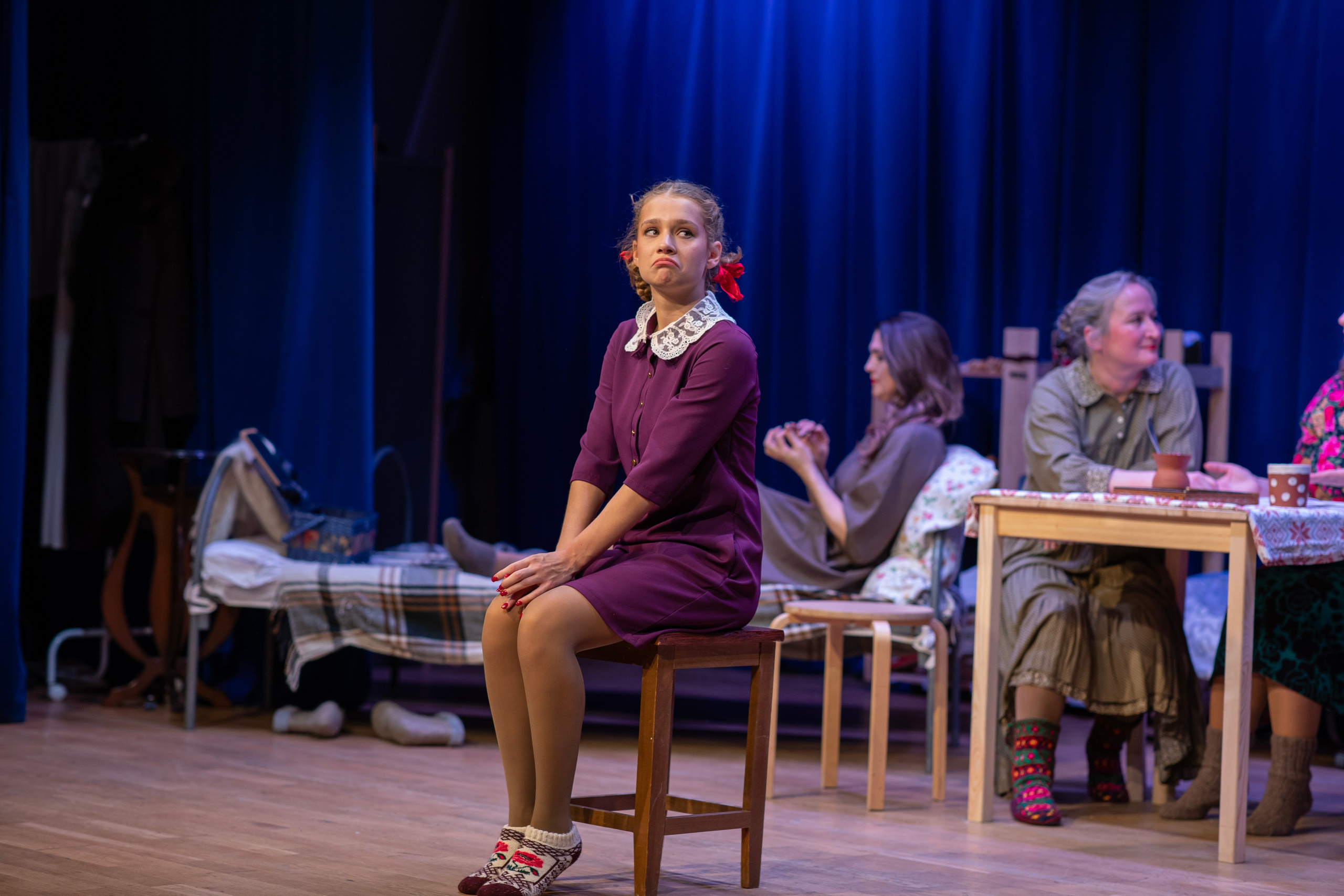 «Девчата», спектакль театральной студии «Дом». Фотограф Сергей Ловкий