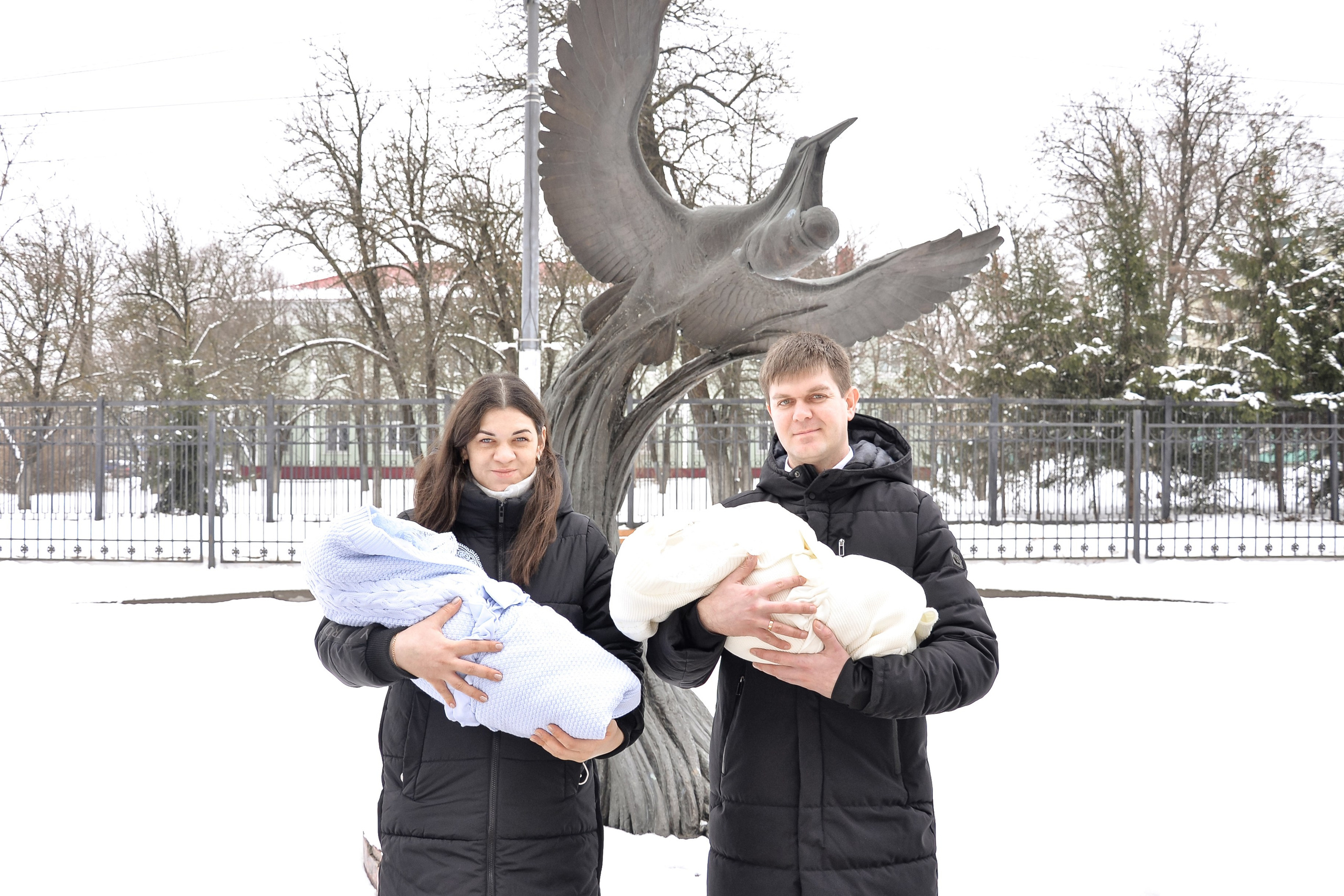 Выписка Королевской двойни. Семейный и свадебный фотограф Галина Абакумова, фотосессии в Белгороде