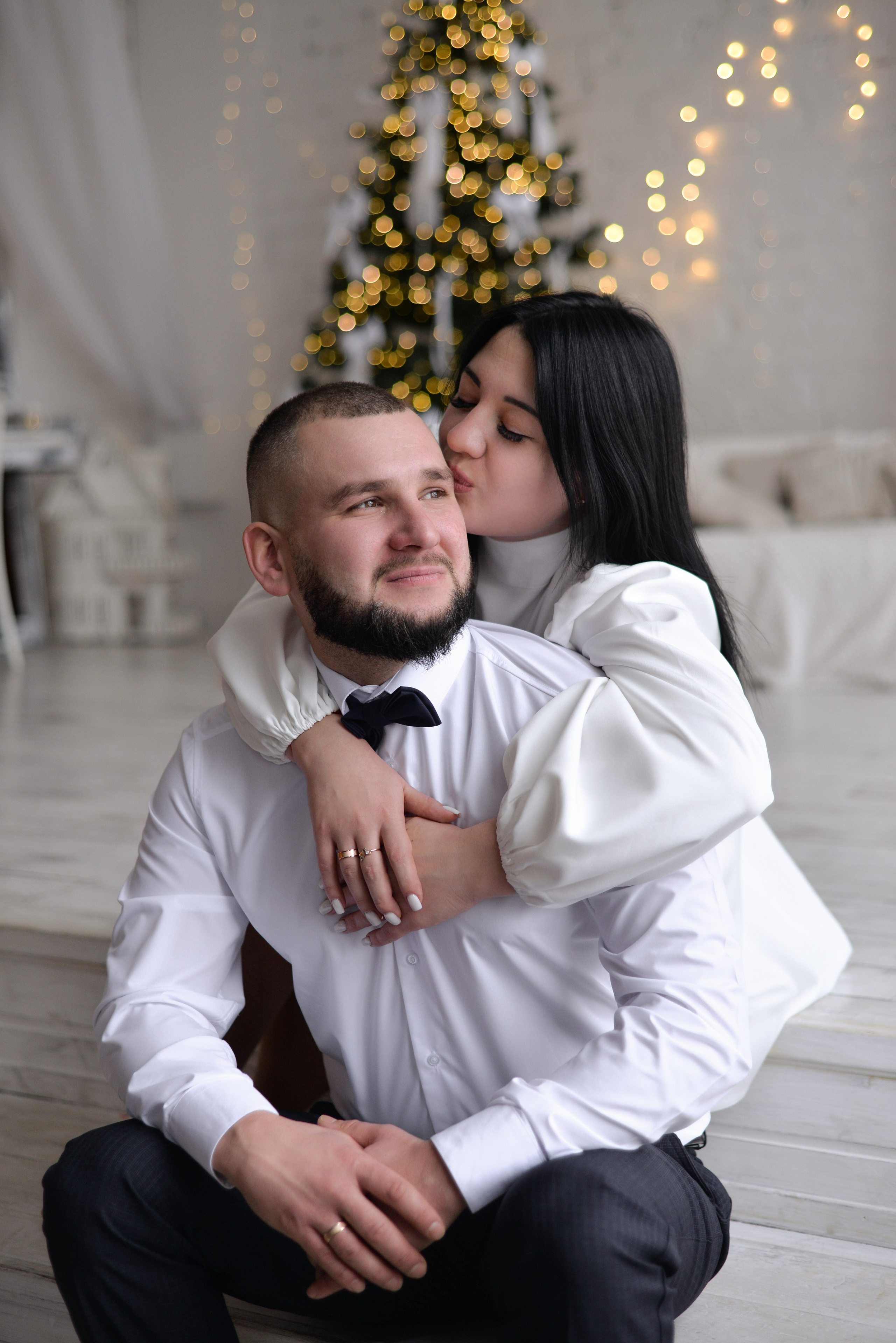 Настя и Сережа свадебная в студии. Семейный и свадебный фотограф Галина Абакумова, фотосессии в Белгороде