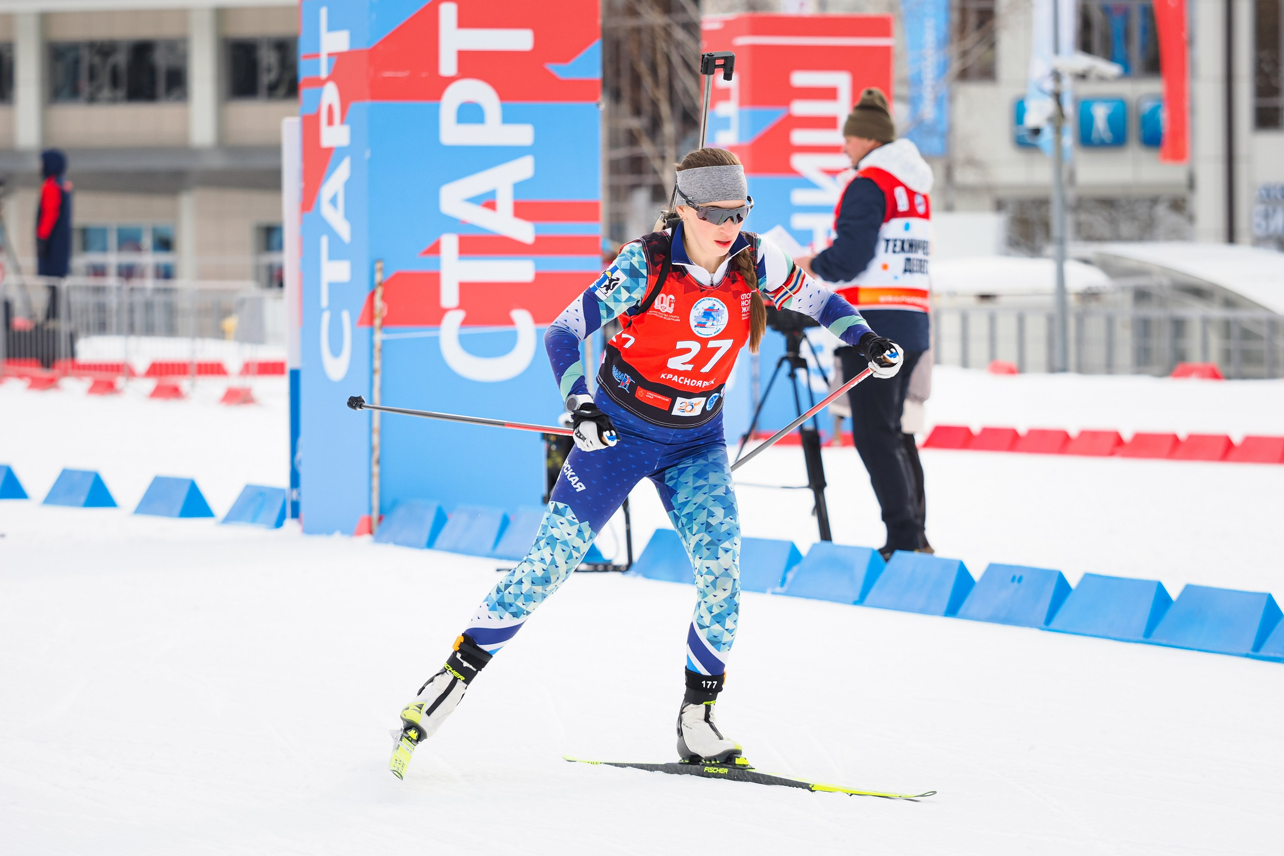 Биатлон / Первенство России. Репортажный фотограф Алексей Козьмин