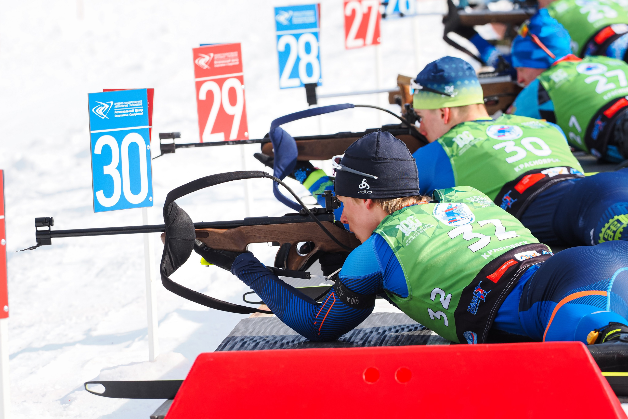 Биатлон / Первенство России. Репортажный фотограф Алексей Козьмин