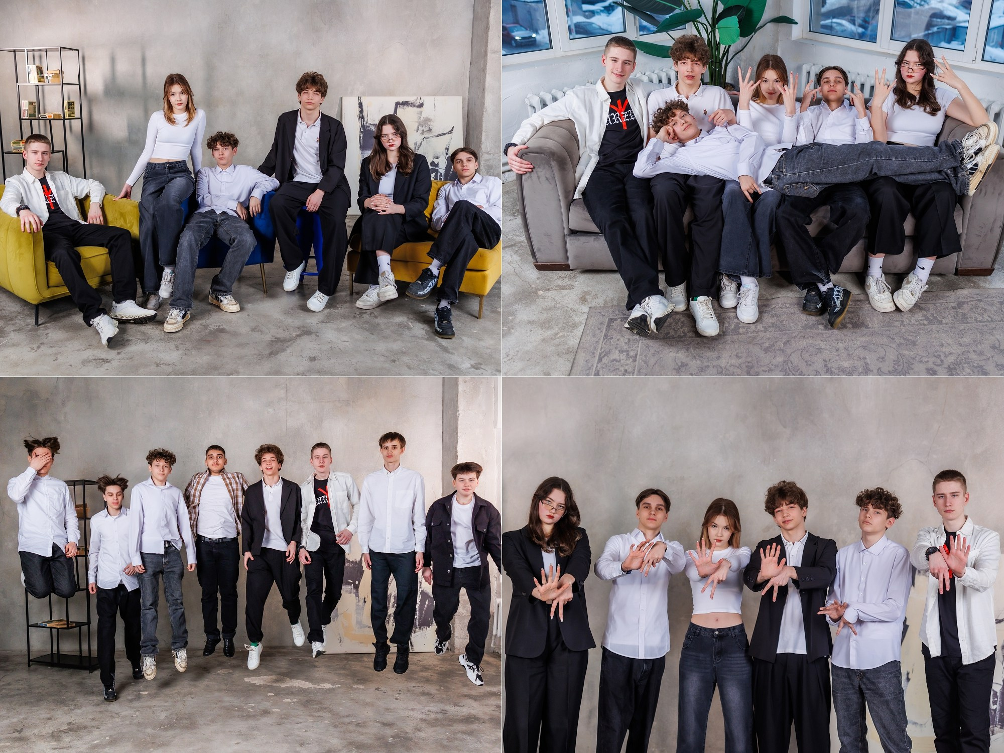 Выпускные альбомы для старших классов в студии. Профессиональная фото и видеосъемка. Москва