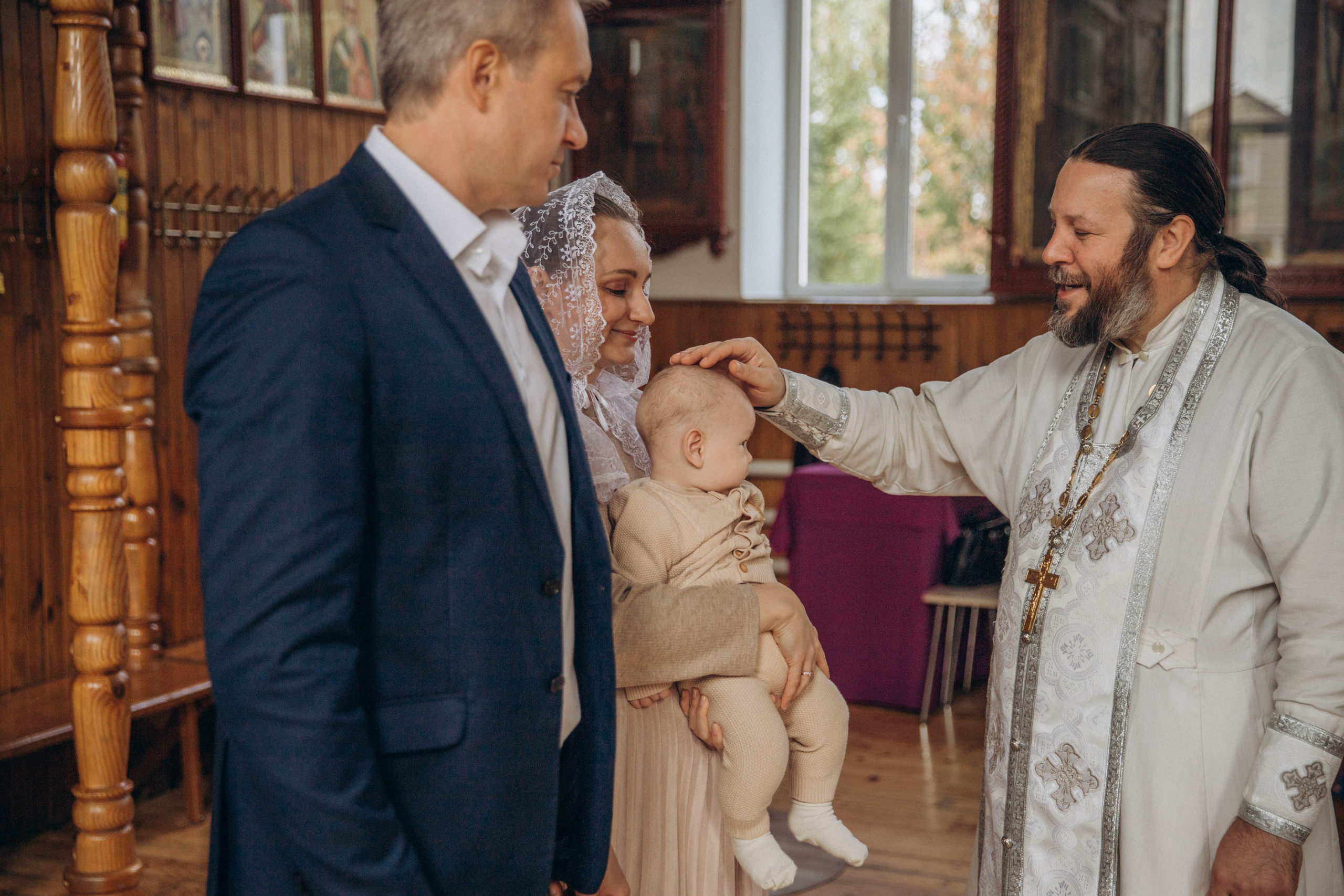 Таинство Крещения. Фотограф новорожденных в Волгограде и Волжском Карина Воробьева
