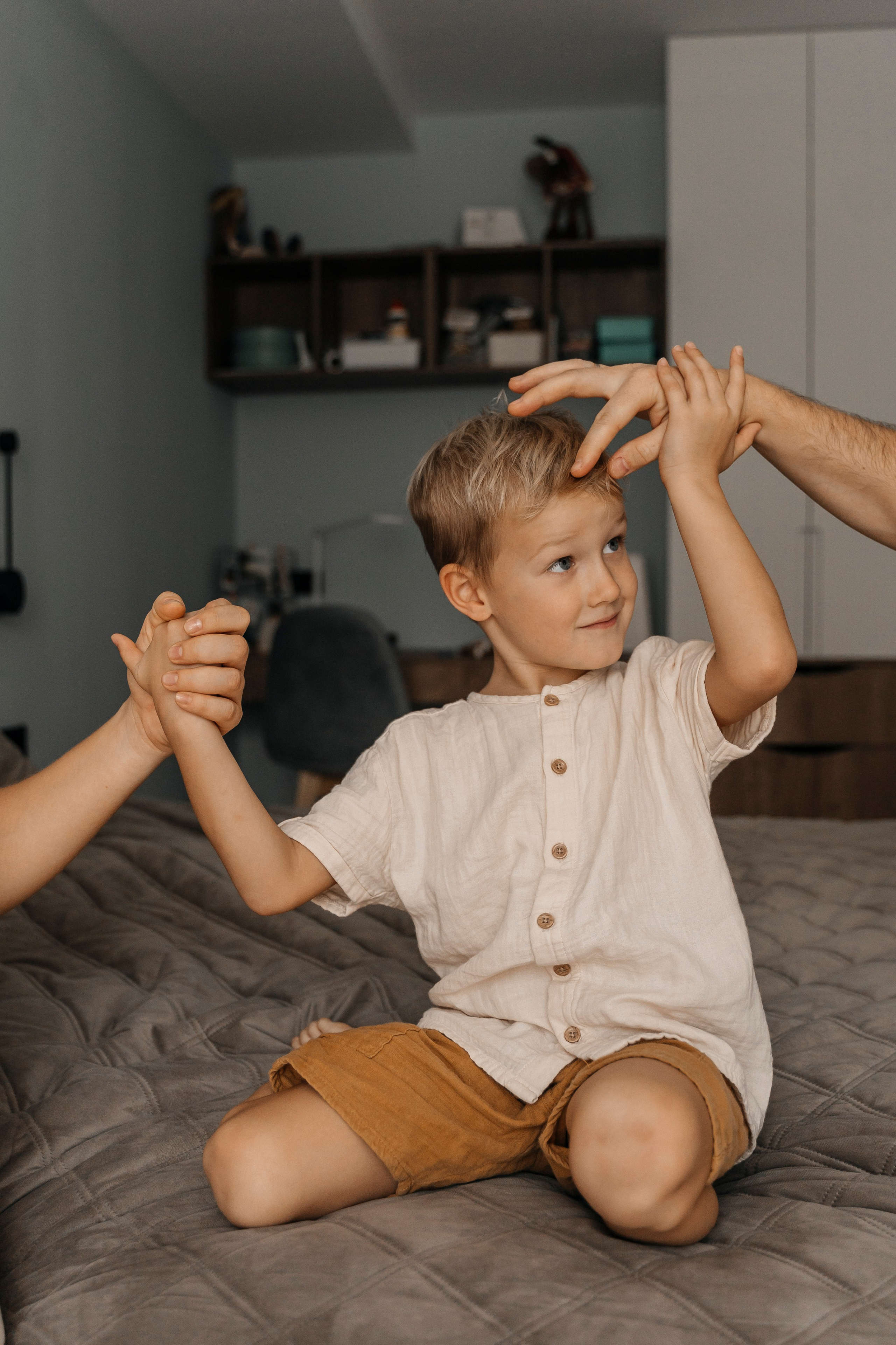 Ваня, Лара и Миша. Волик Мария