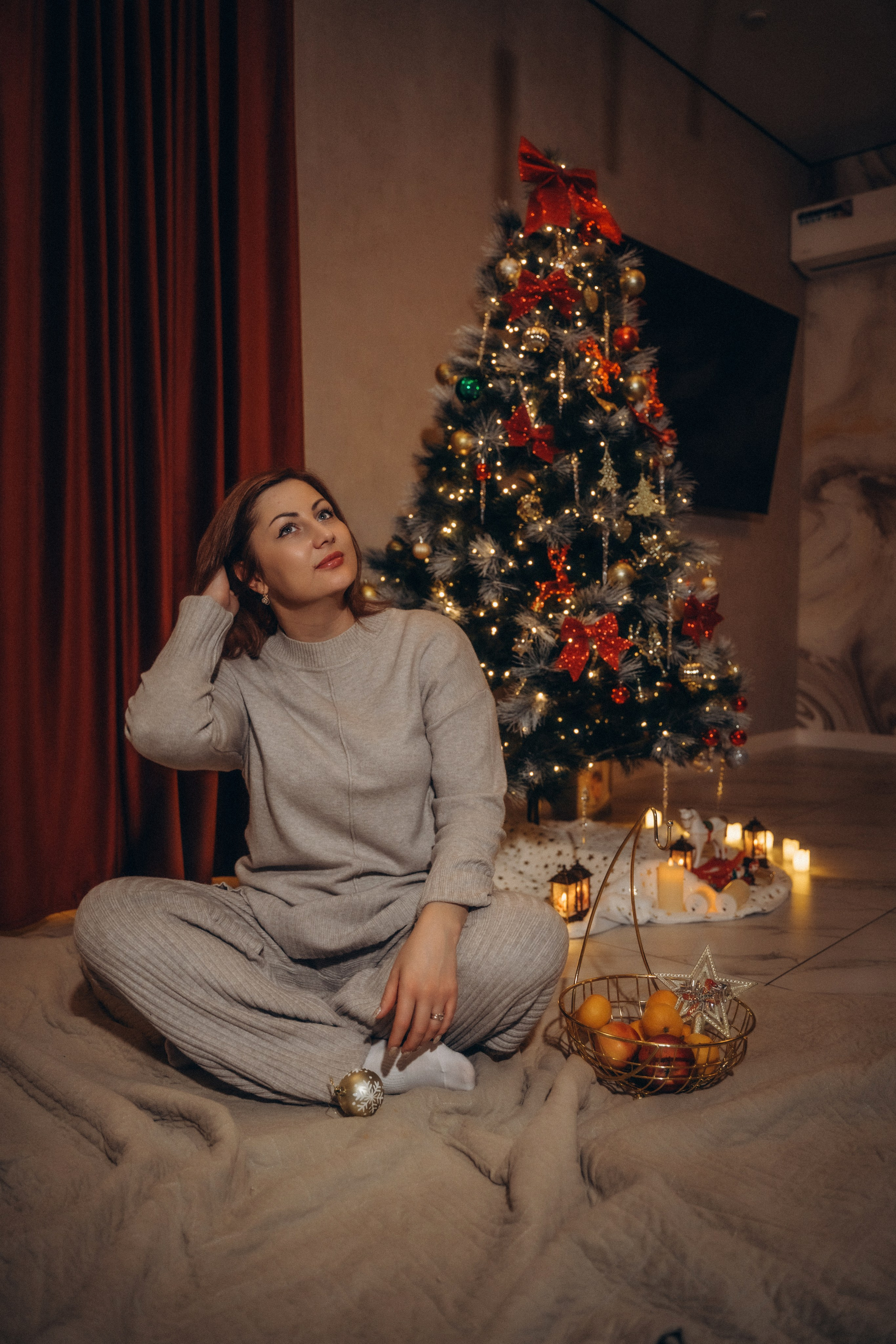 Семья Киприяновы, Новый год дома. Семейный фотограф в Белгороде Амелина Алина