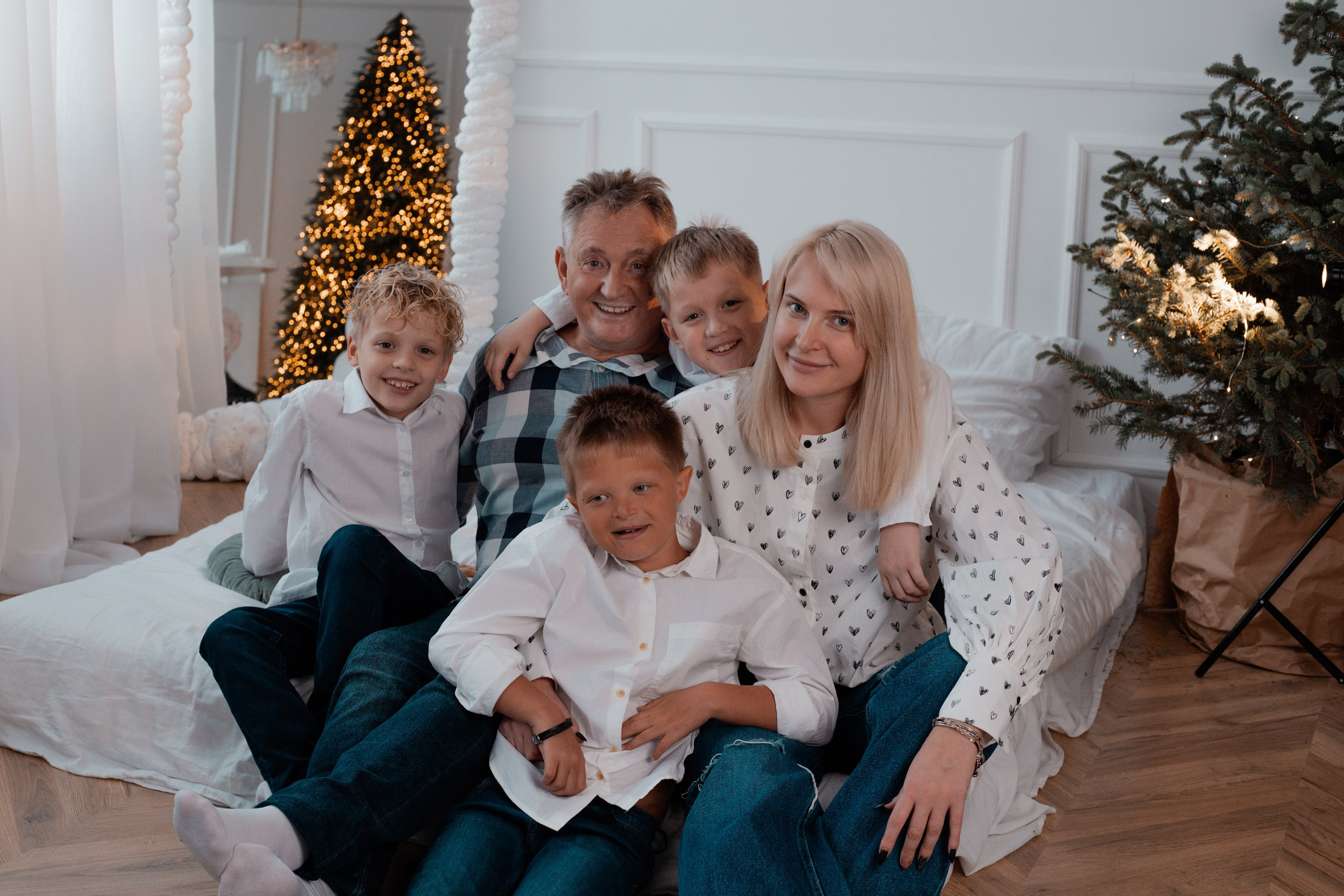 Инна с семьёй