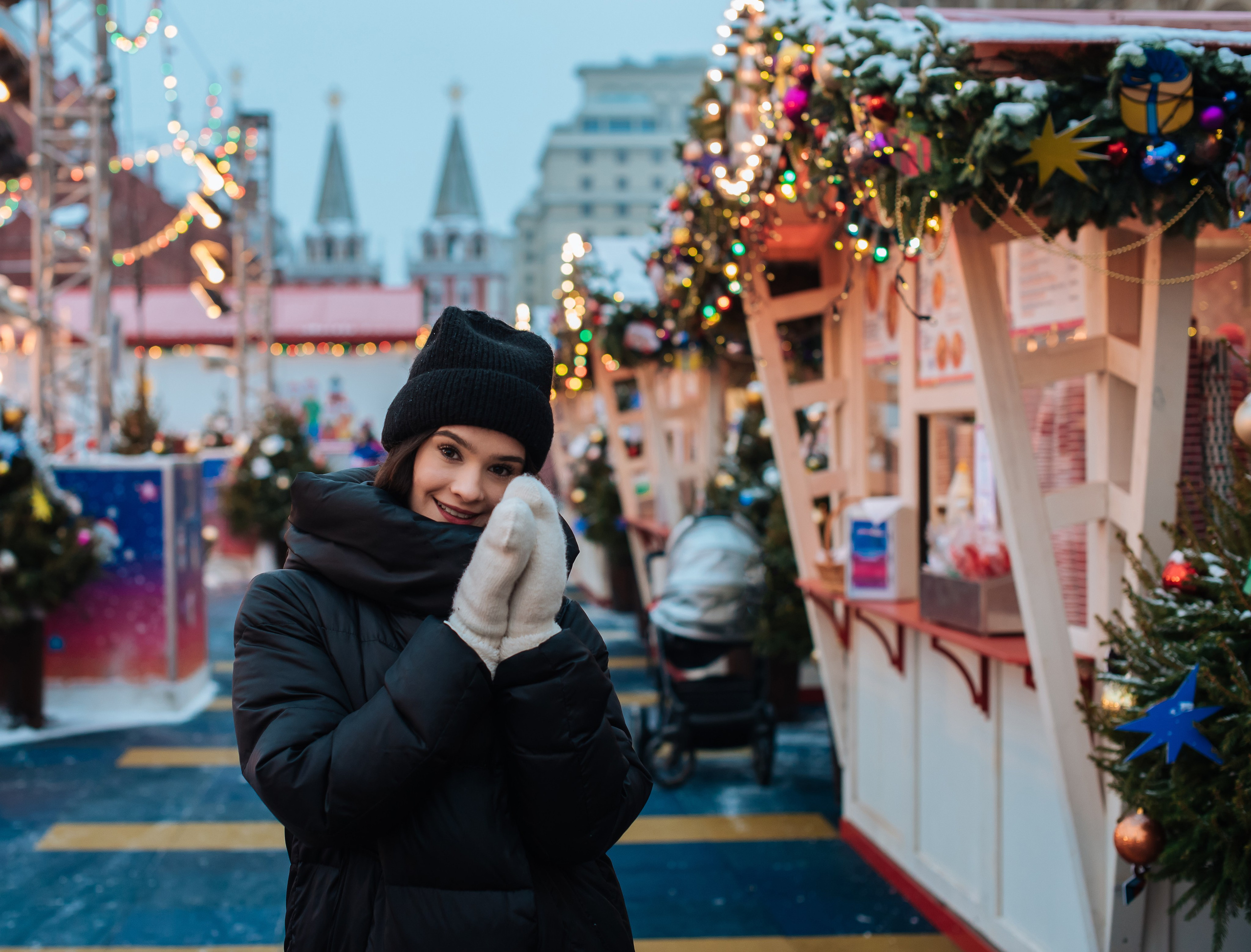 Прогулки в новогодней Москве. Фотограф Арина Агапова. Подольск, Москва https://arinafoto.wfolio.pro/