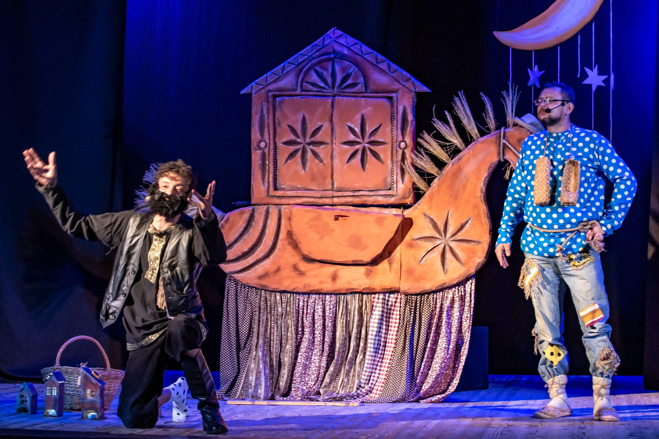 Лапотные сказки спектакль театра Саквояж. Фотограф в Сочи Юрий Шептаев