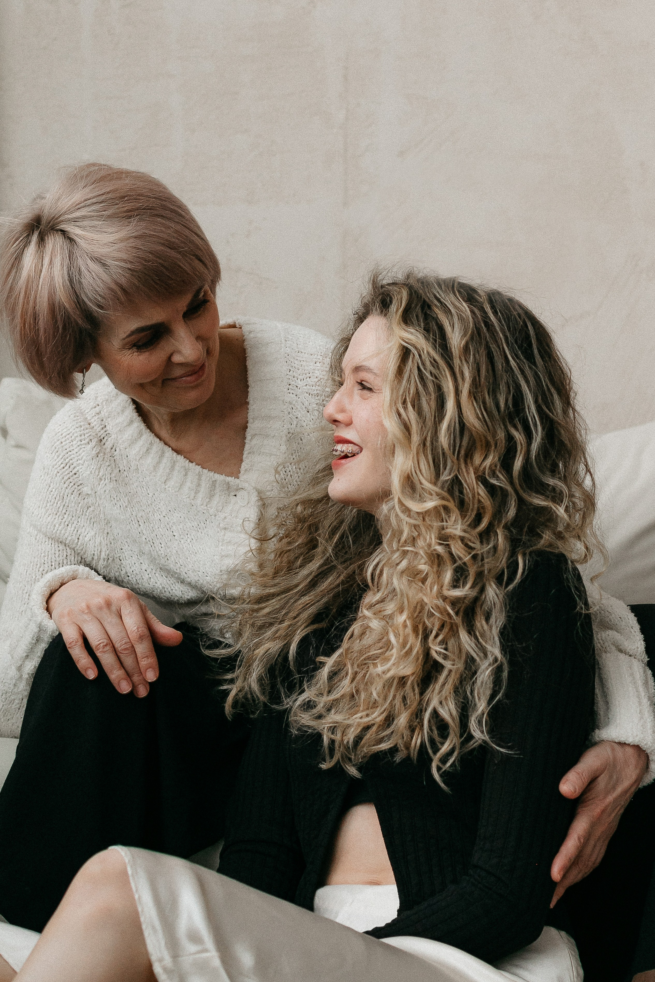 Даша с мамой