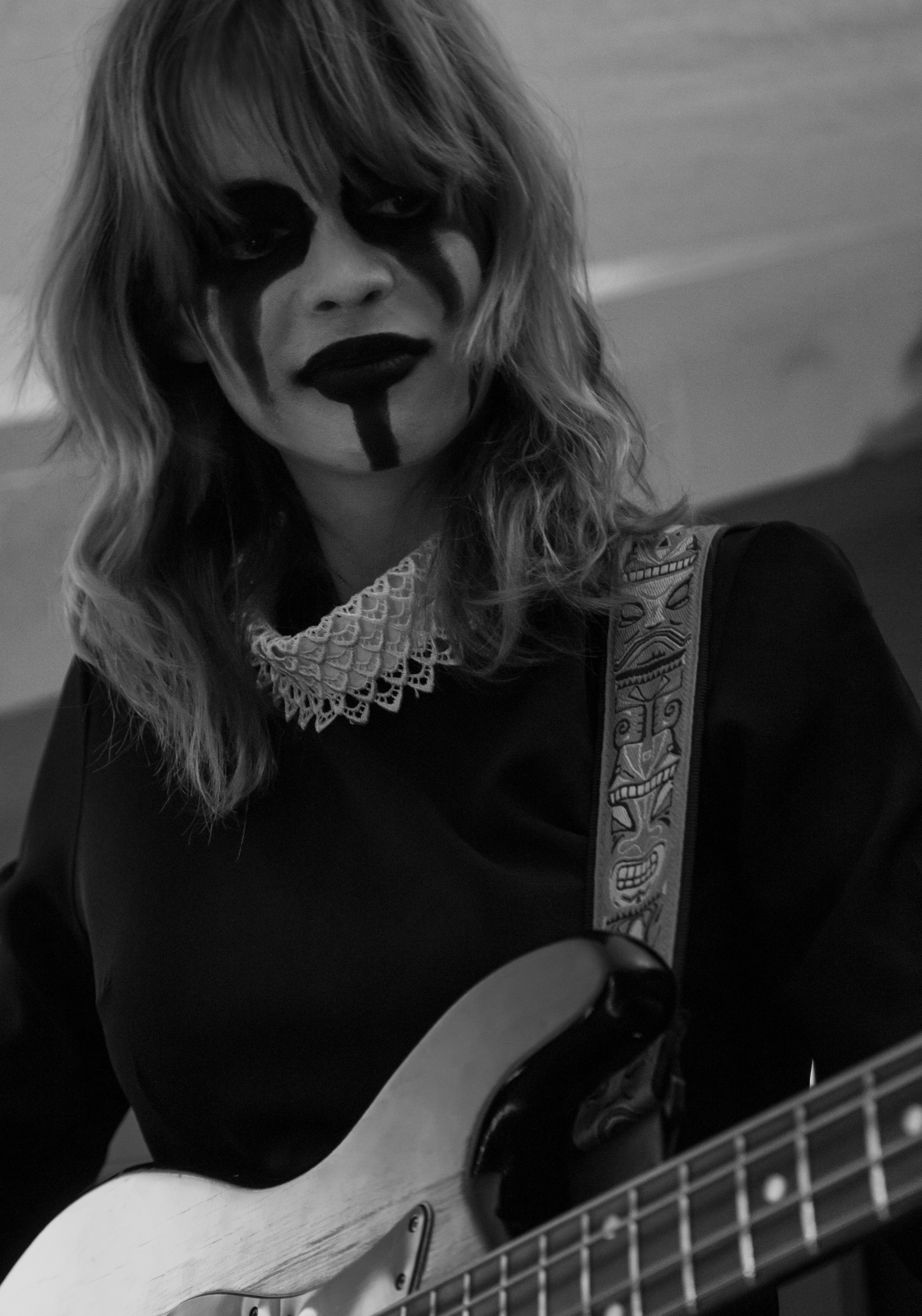 Муз. группа «Кабельщик». Сандра Ковалева | ЧБ фотограф